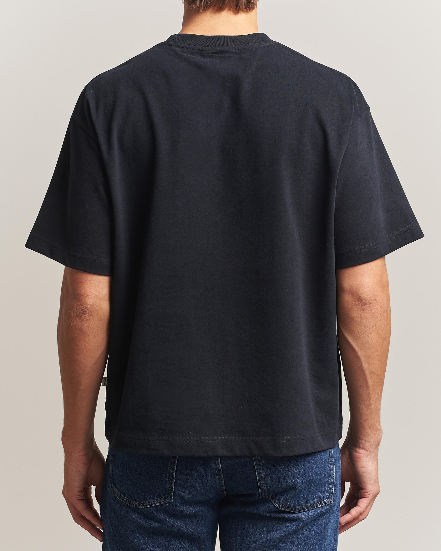 Homme | T-shirts | NN07 | David Heavy Crew Neck T-Shirt Black