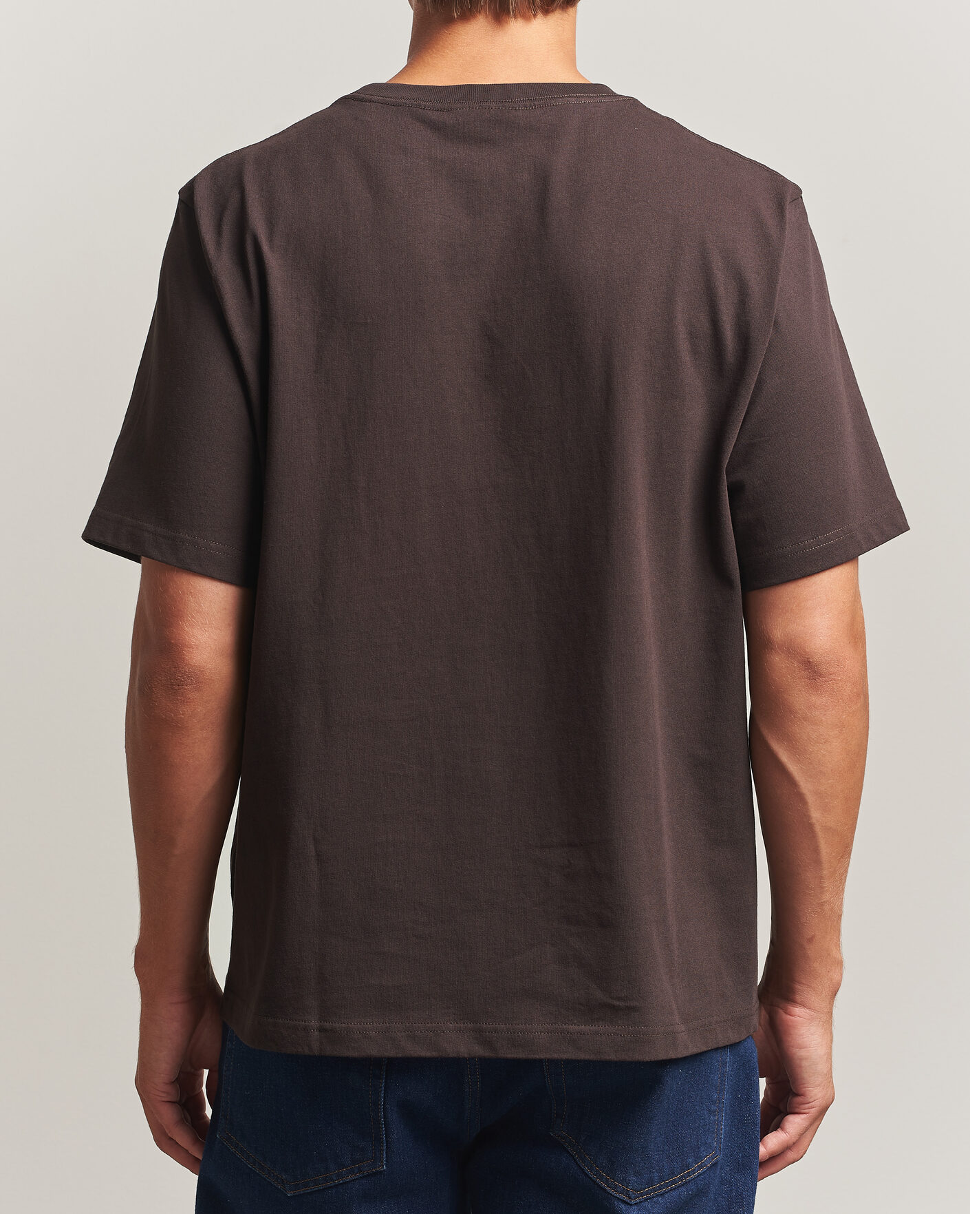 Homme | T-shirts | NN07 | Jett Embroidered Crew Neck T-Shirt Deep Truffle