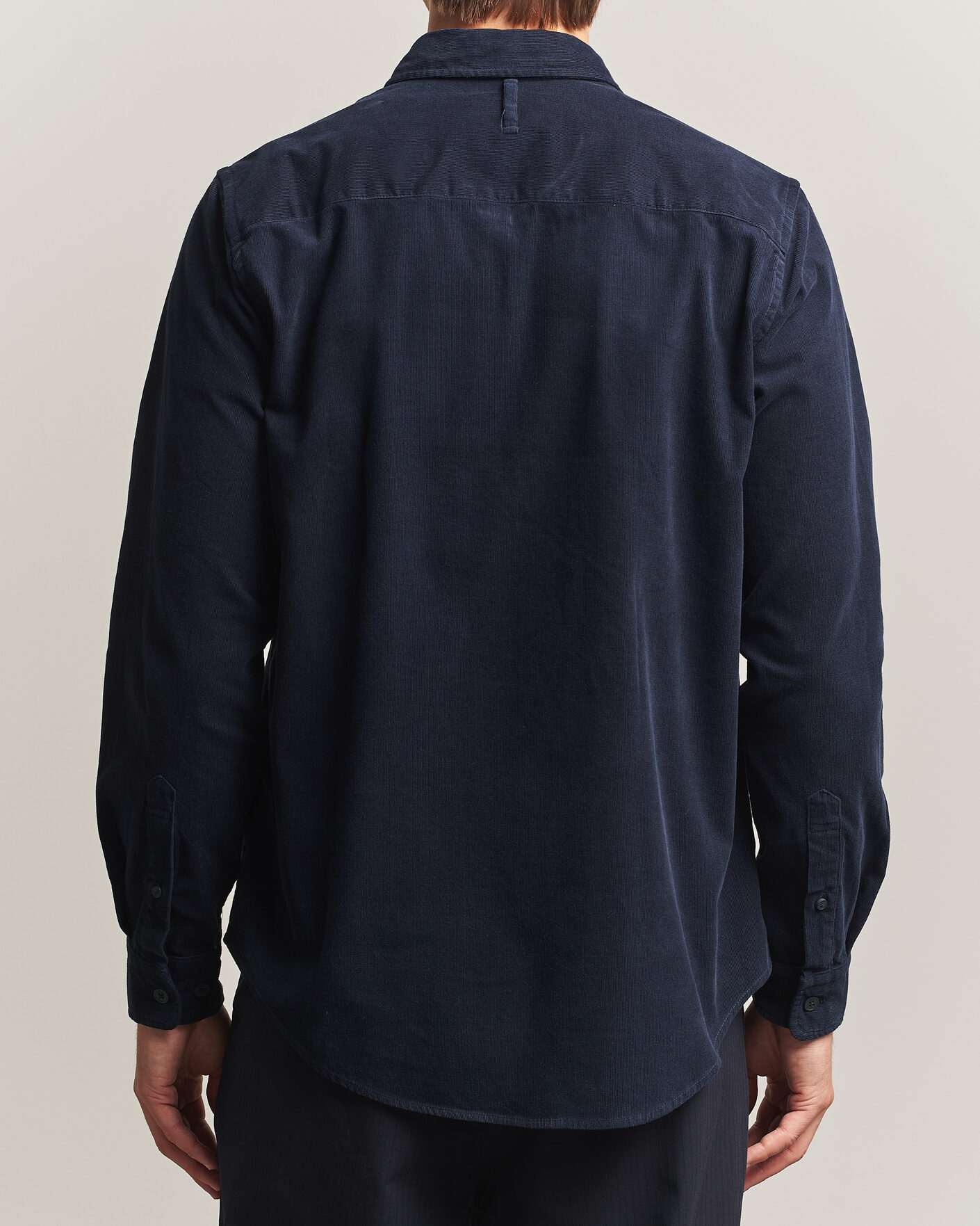 Homme | Chemises | NN07 | Asher Baby Cord Shirt Navy Blue