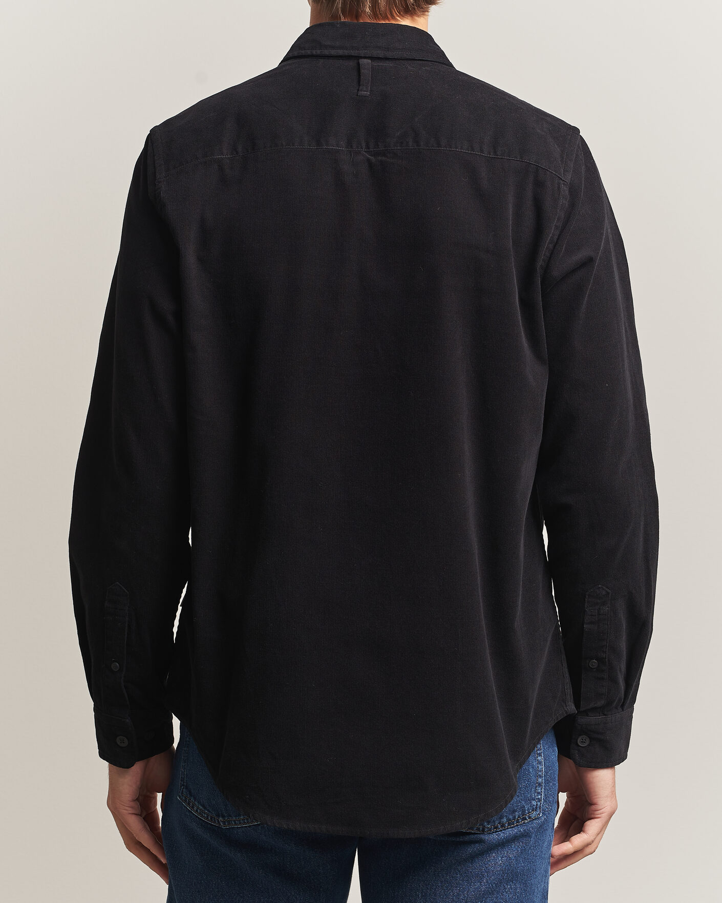 Homme | Chemises | NN07 | Asher Baby Cord Shirt Black