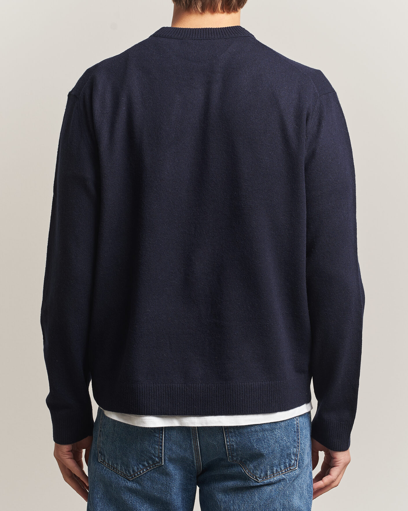 Homme | Pulls Et Tricots | NN07 | Raz Lambswool Knitted Sweater Deep Navy