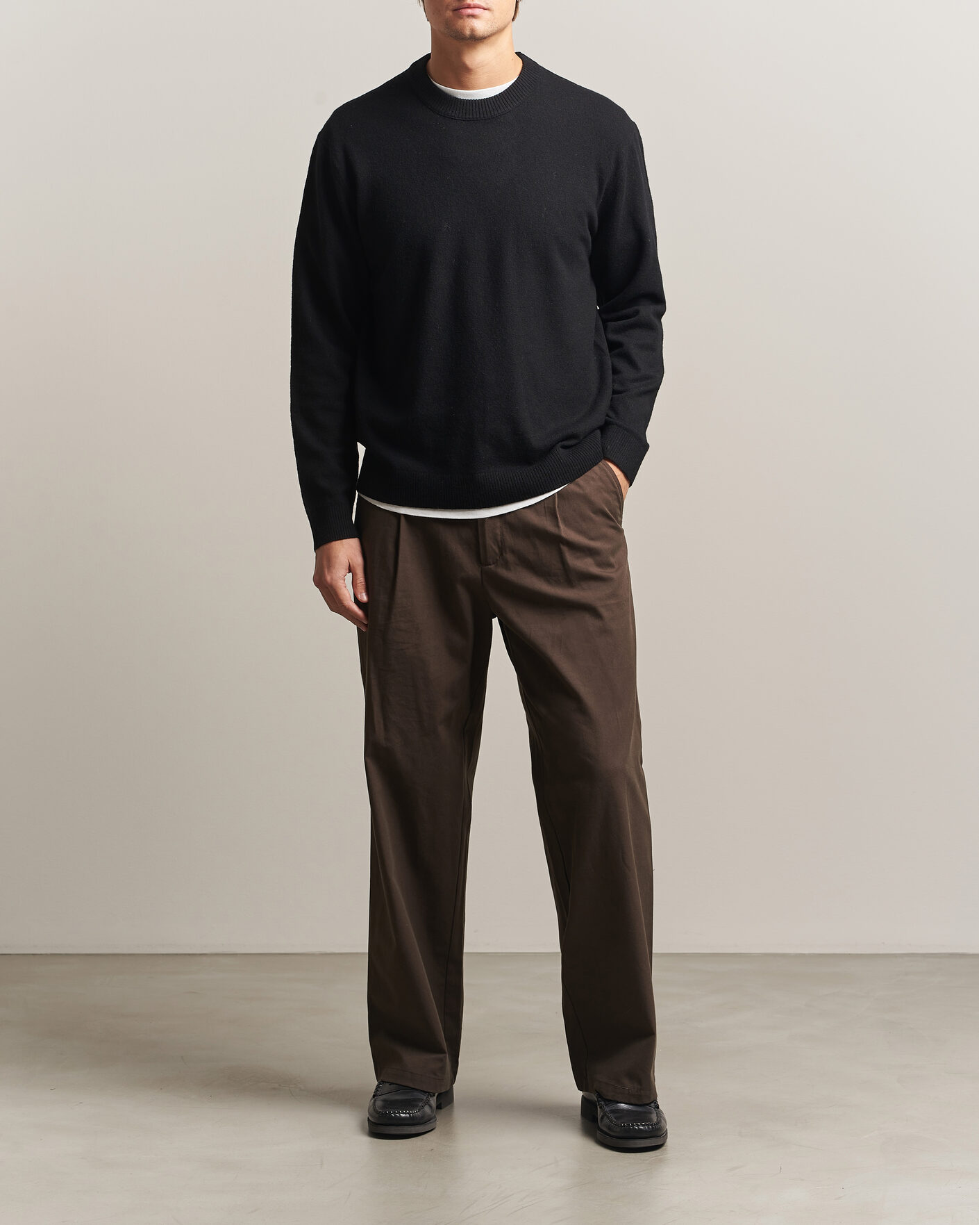 Homme | Pulls Et Tricots | NN07 | Raz Lambswool Knitted Sweater Black