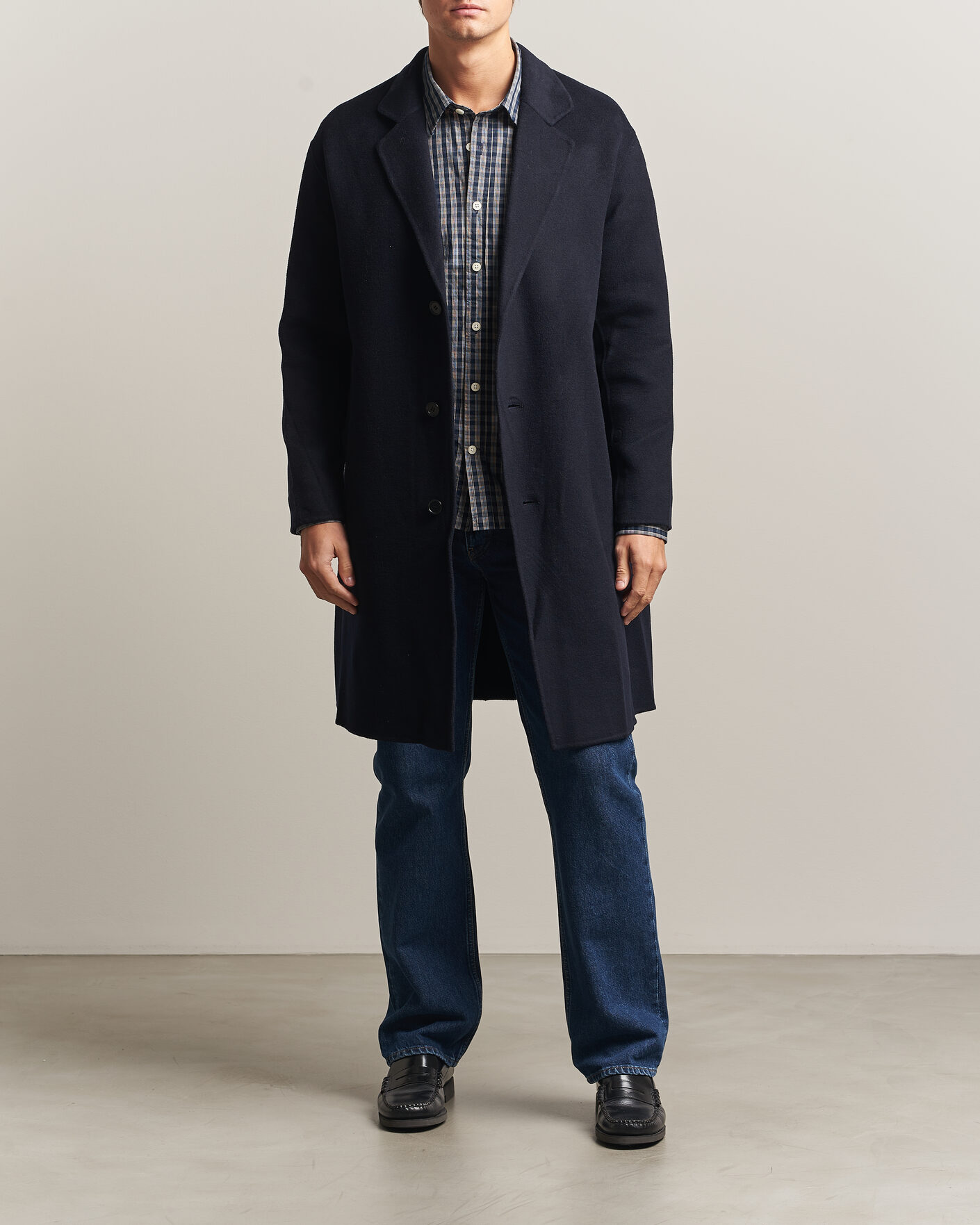 Homme | Manteaux Et Vestes | NN07 | Kendrick Wool Coat Navy Blue