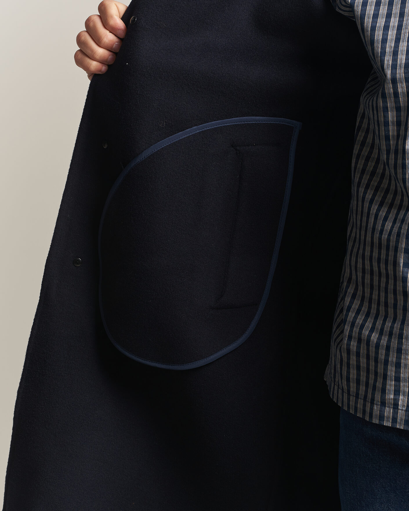 Homme | Manteaux Et Vestes | NN07 | Kendrick Wool Coat Navy Blue