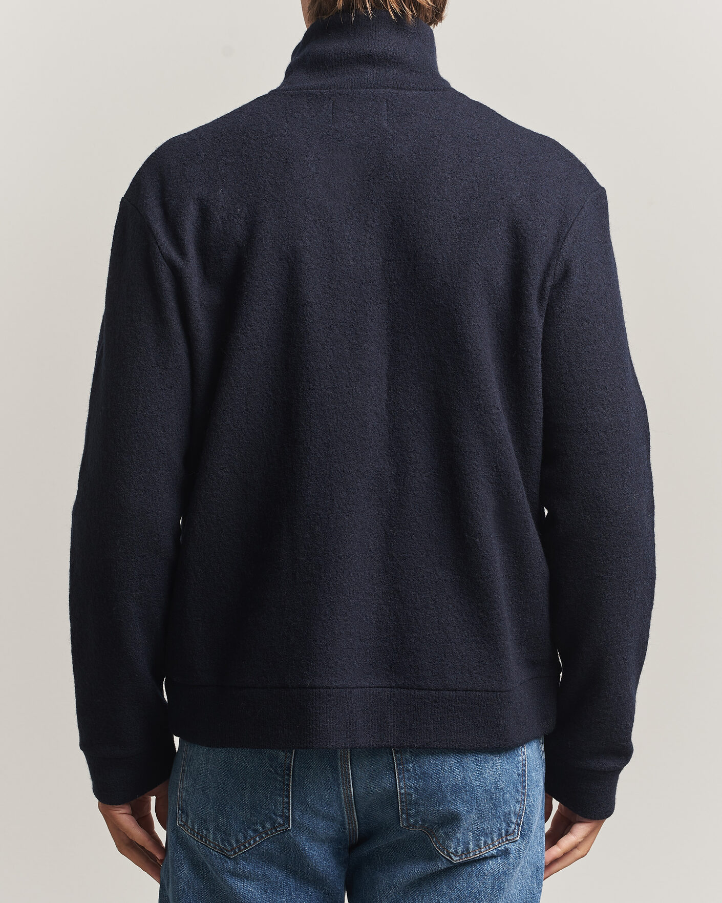 Homme | Pulls Et Tricots | NN07 | Soft Boiled Wool Full Zip Navy Blue