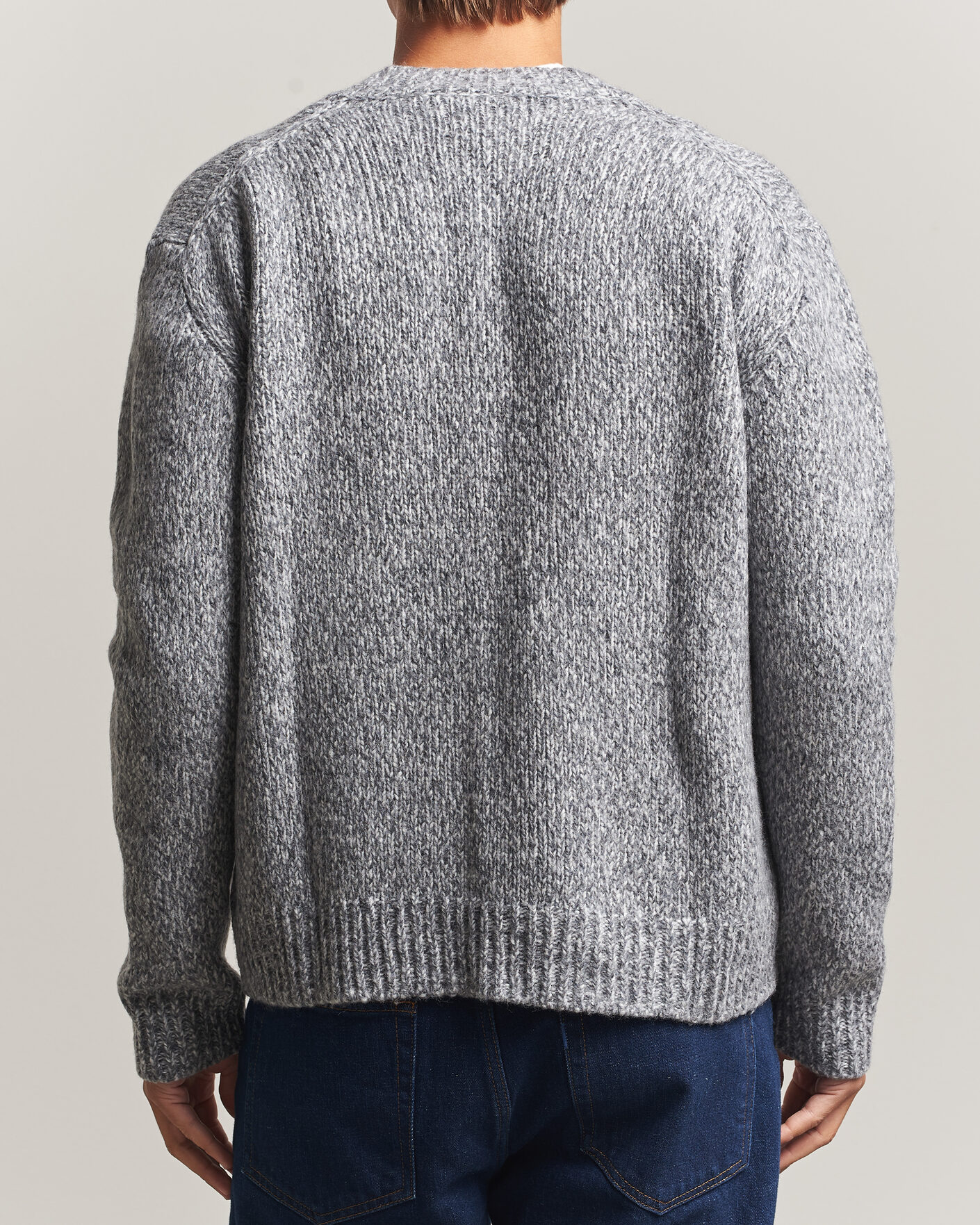 Homme | Pulls Et Tricots | NN07 | Flint Wool Knitted V-Neck Grey Melange
