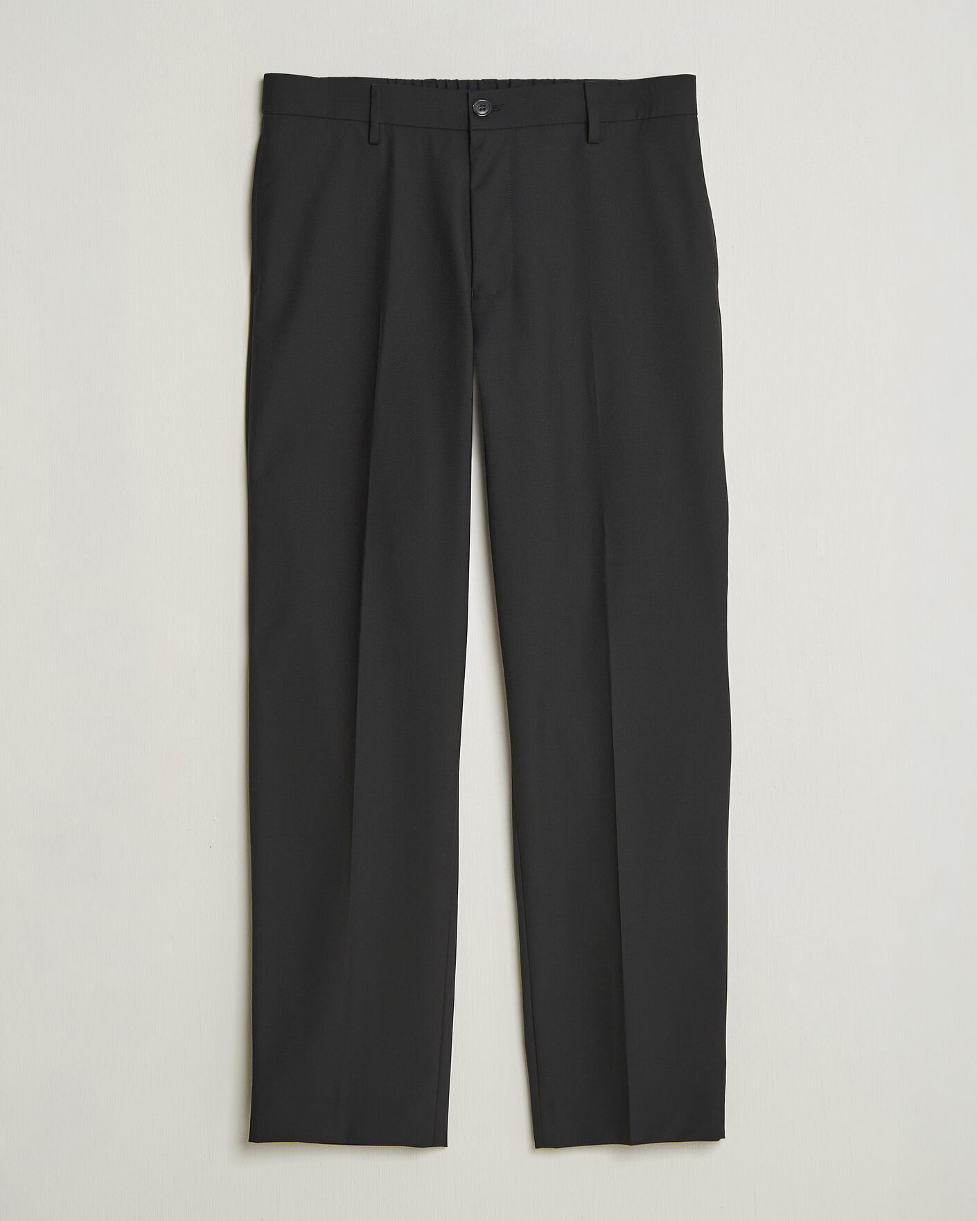 Homme | Pantalons | NN07 | Brendan Wool Drawstring Trousers Black