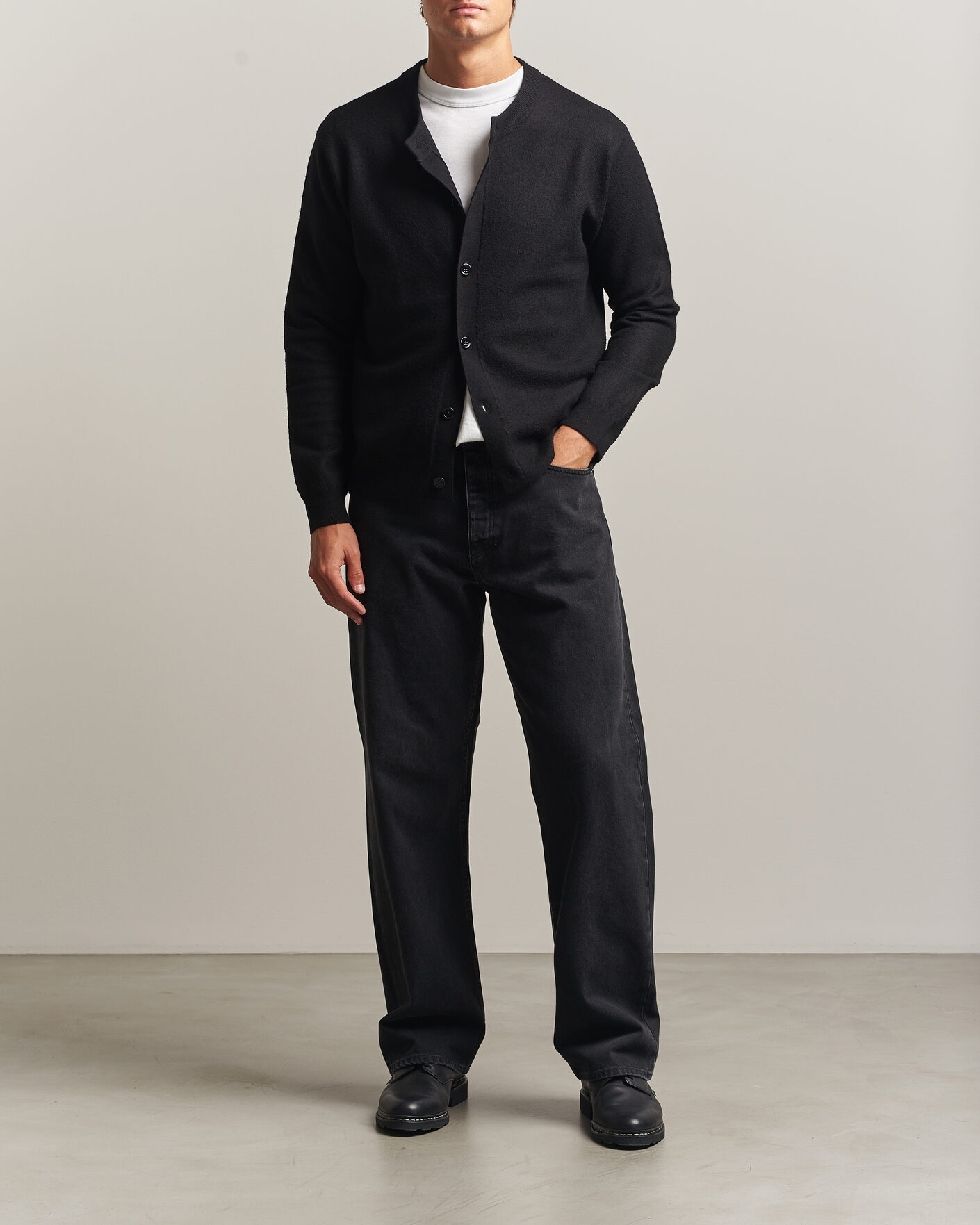 Homme | Pulls Et Tricots | NN07 | Jasper Soft Boiled Wool Cardigan Black