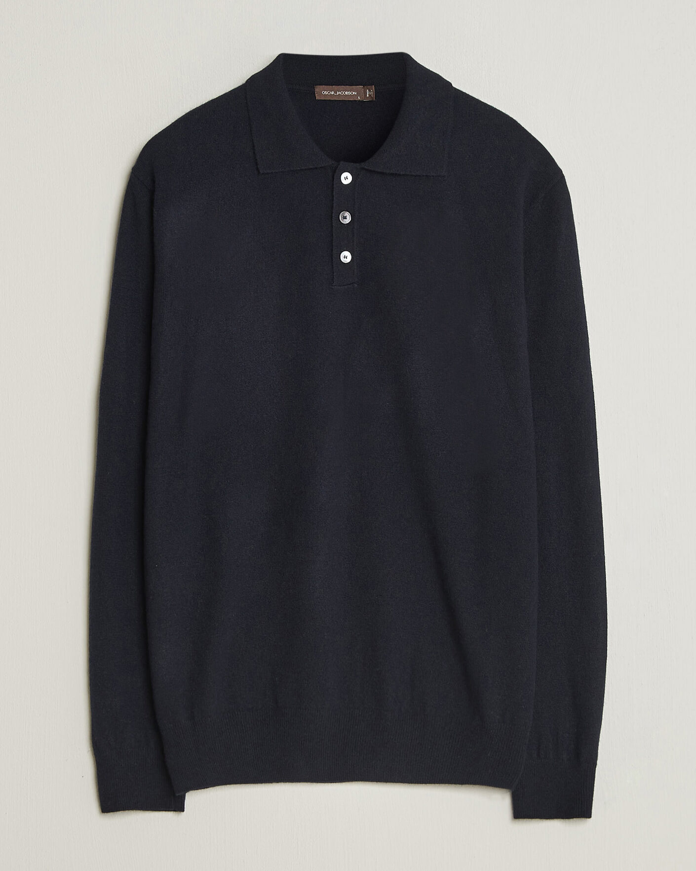 Homme | Pulls Et Tricots | Oscar Jacobson | Pepe Wool/Cashmere Polo Navy