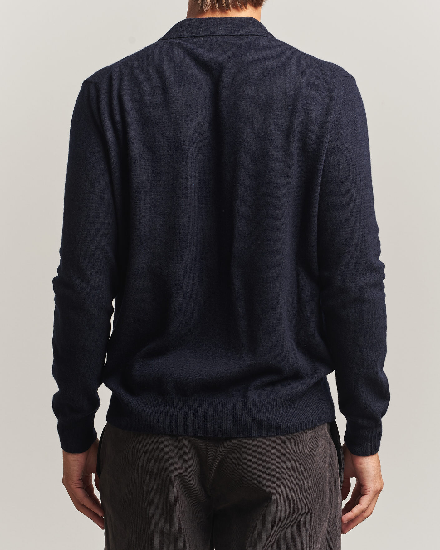 Homme | Pulls Et Tricots | Oscar Jacobson | Pepe Wool/Cashmere Polo Navy