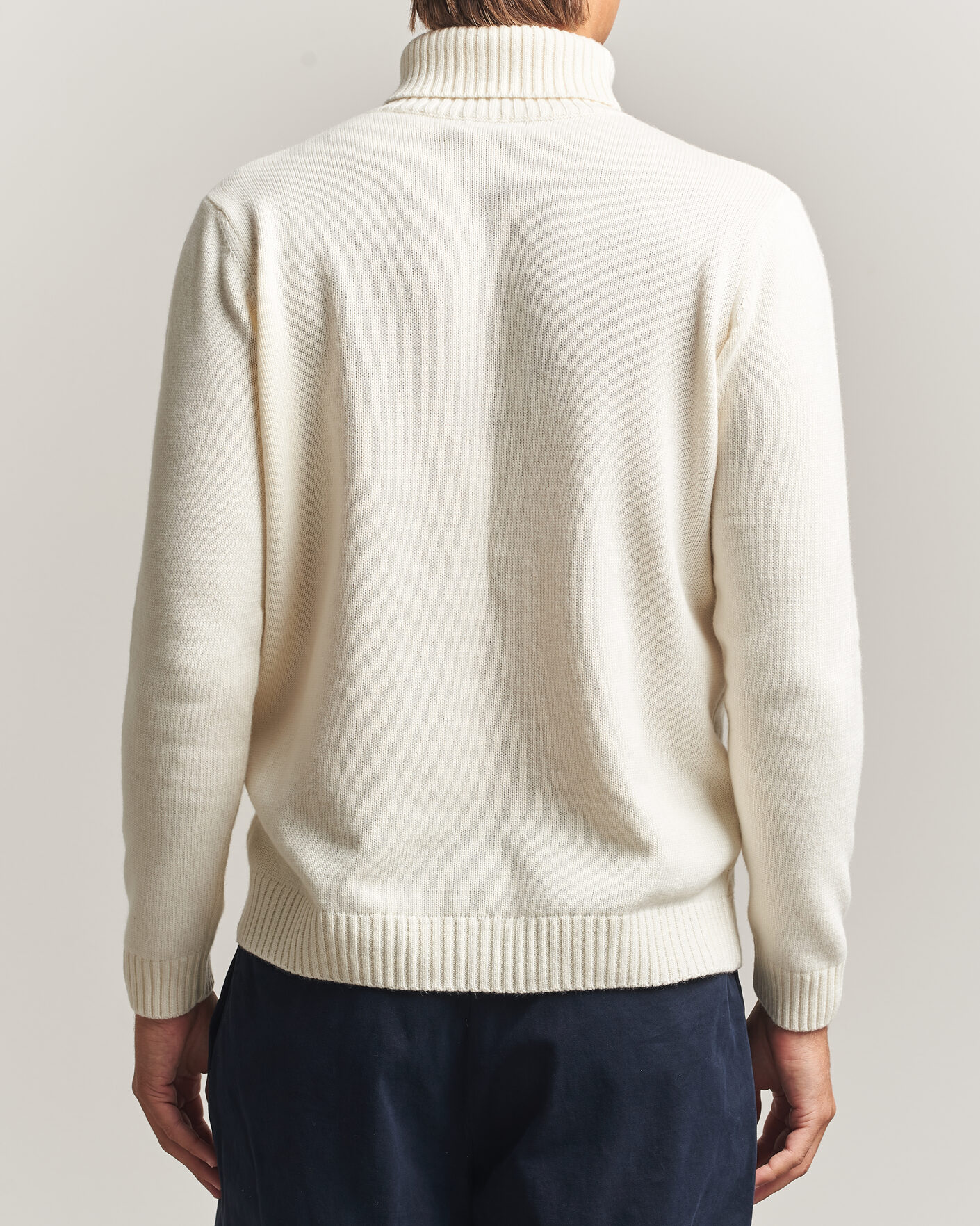 Homme | Pulls Et Tricots | Oscar Jacobson | Seppo Cable Knitted Rollneck White