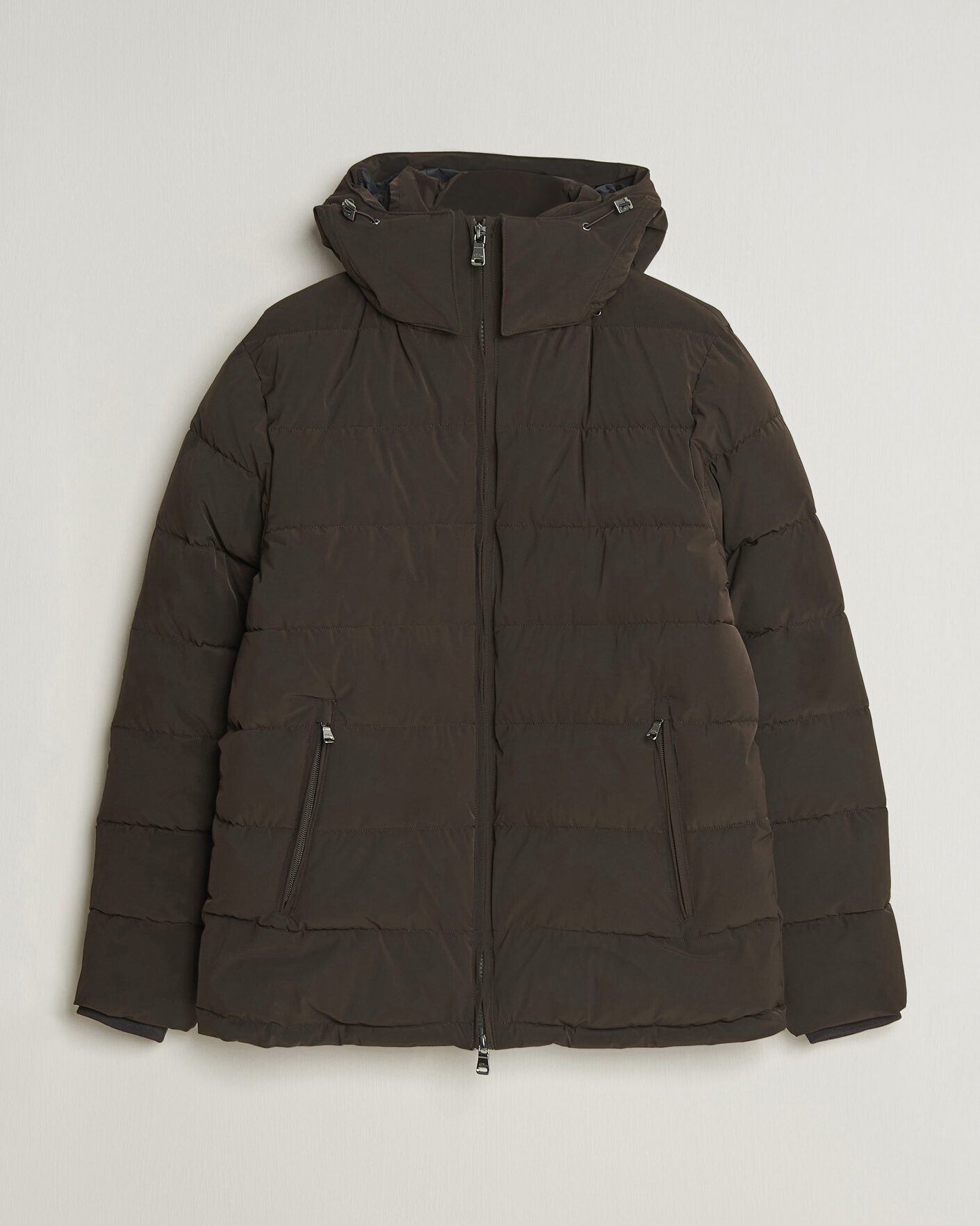 Homme | Manteaux Et Vestes | Oscar Jacobson | Hooded Puffer Jacket Brown
