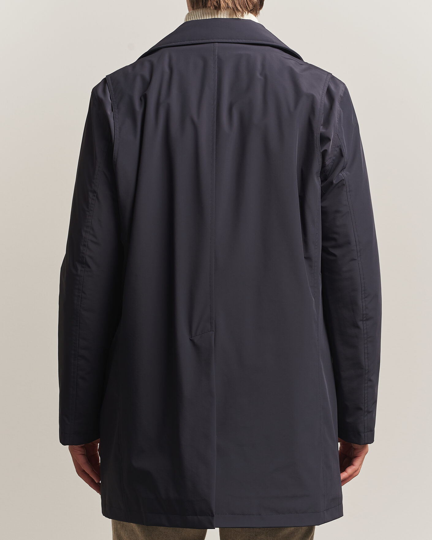 Homme | Manteaux Et Vestes | Oscar Jacobson | Zipped Padded Car Coat Navy