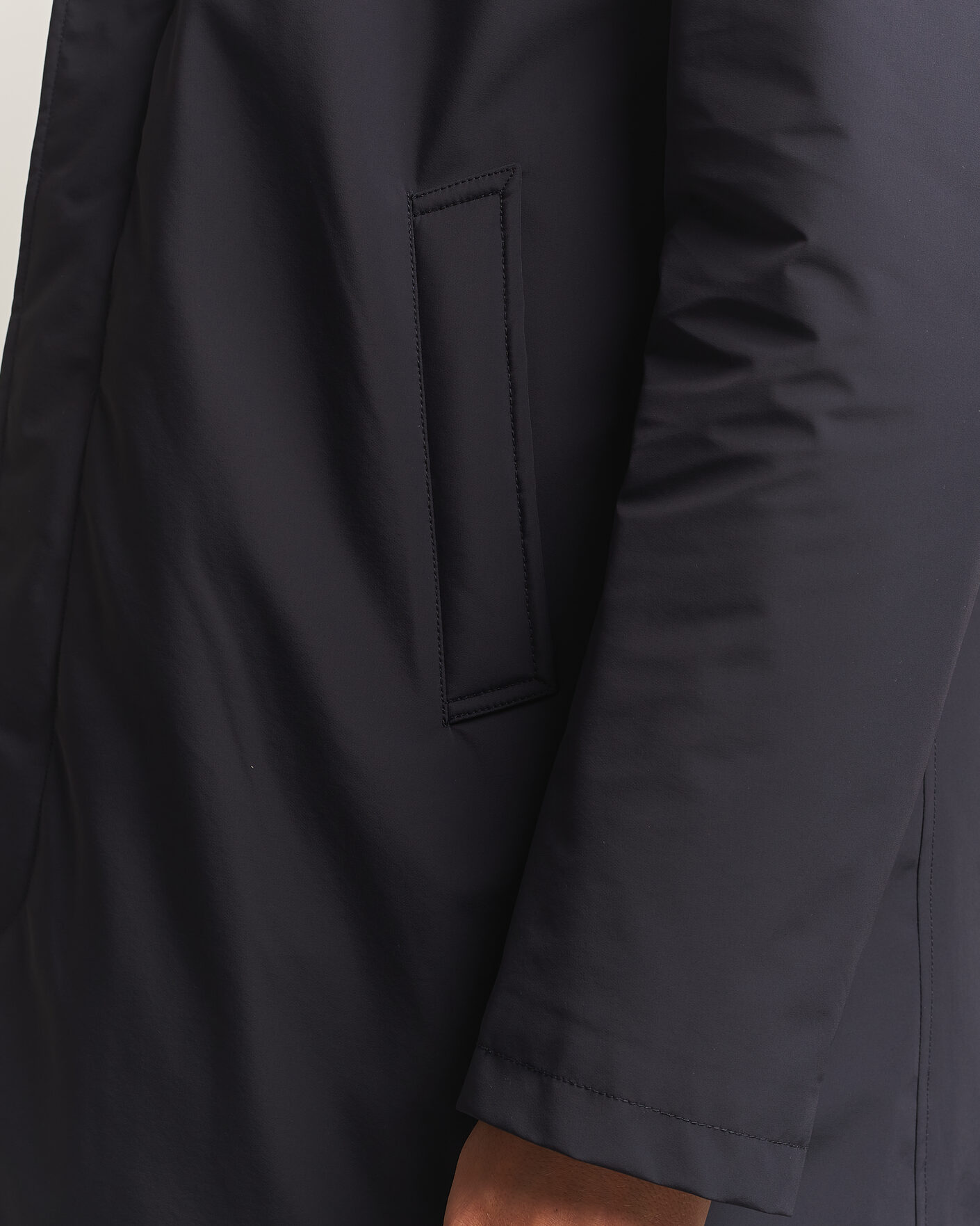 Homme | Manteaux Et Vestes | Oscar Jacobson | Zipped Padded Car Coat Navy