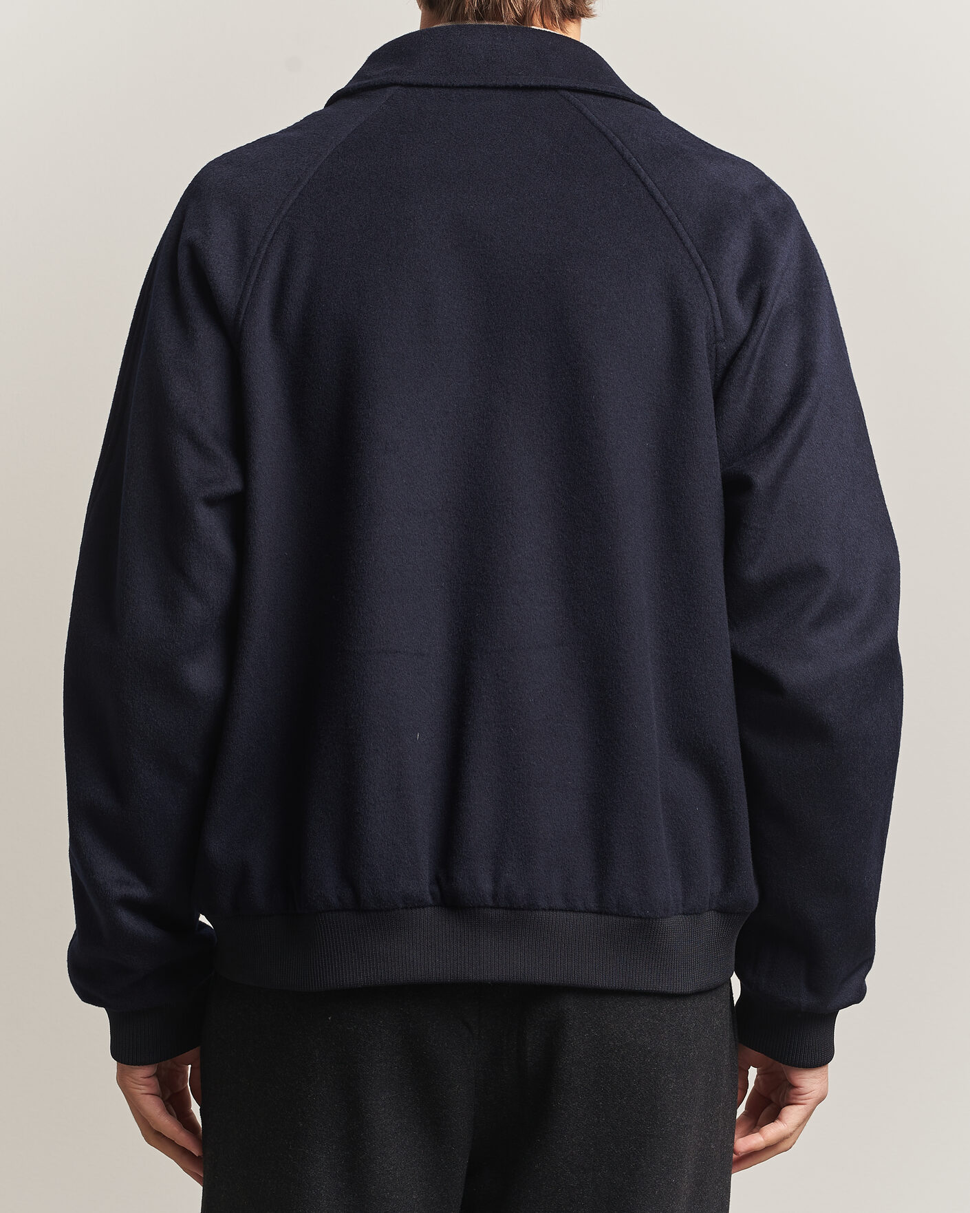Homme | Manteaux Et Vestes | Oscar Jacobson | Aviator Wool Jacket Navy