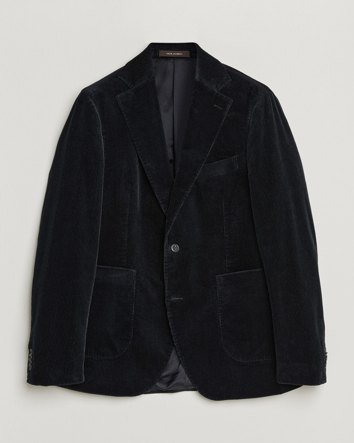 Homme | Blazers | Oscar Jacobson | Fogerty Patch Pocket Cord Blazer Navy