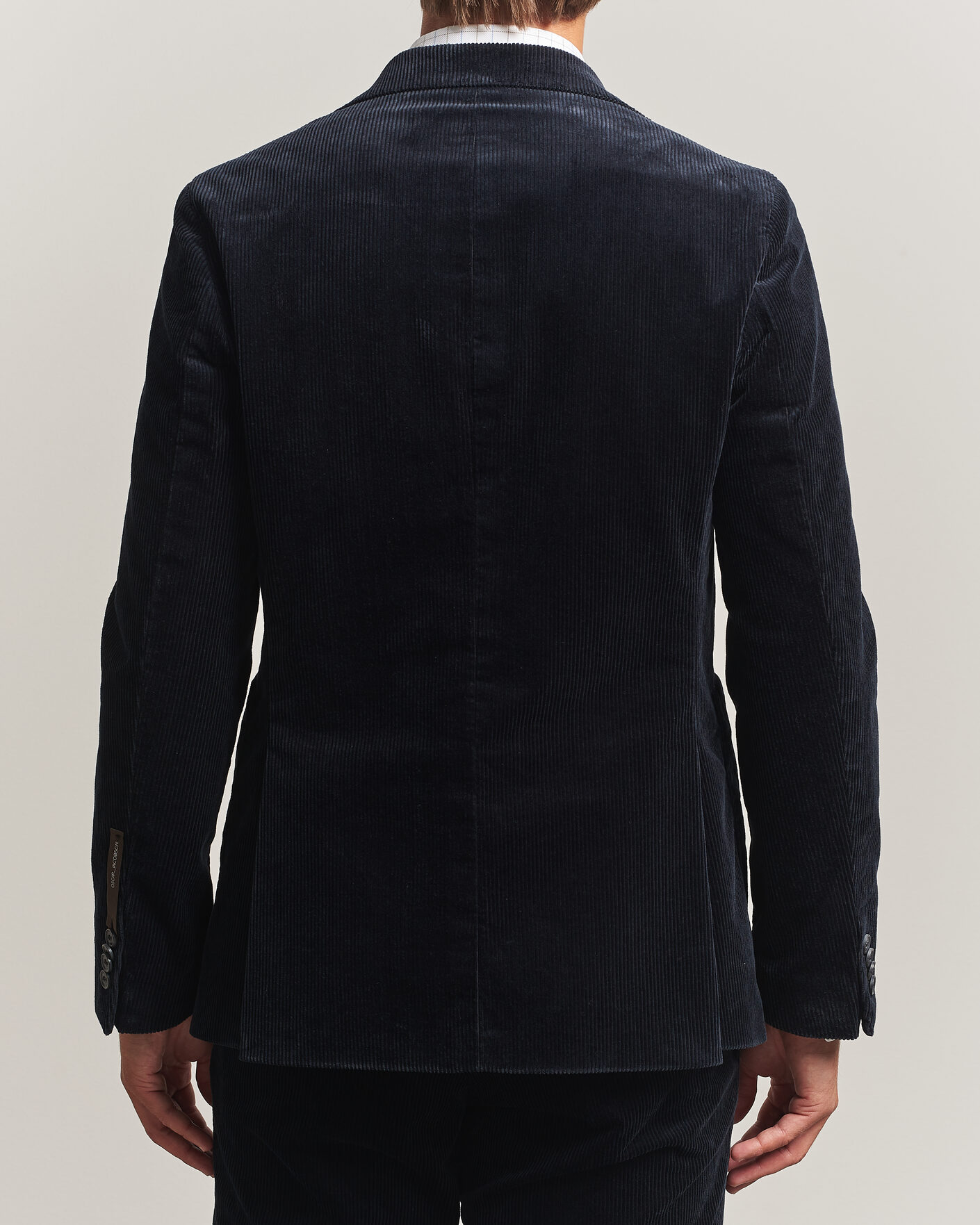 Homme | Blazers | Oscar Jacobson | Fogerty Patch Pocket Cord Blazer Navy