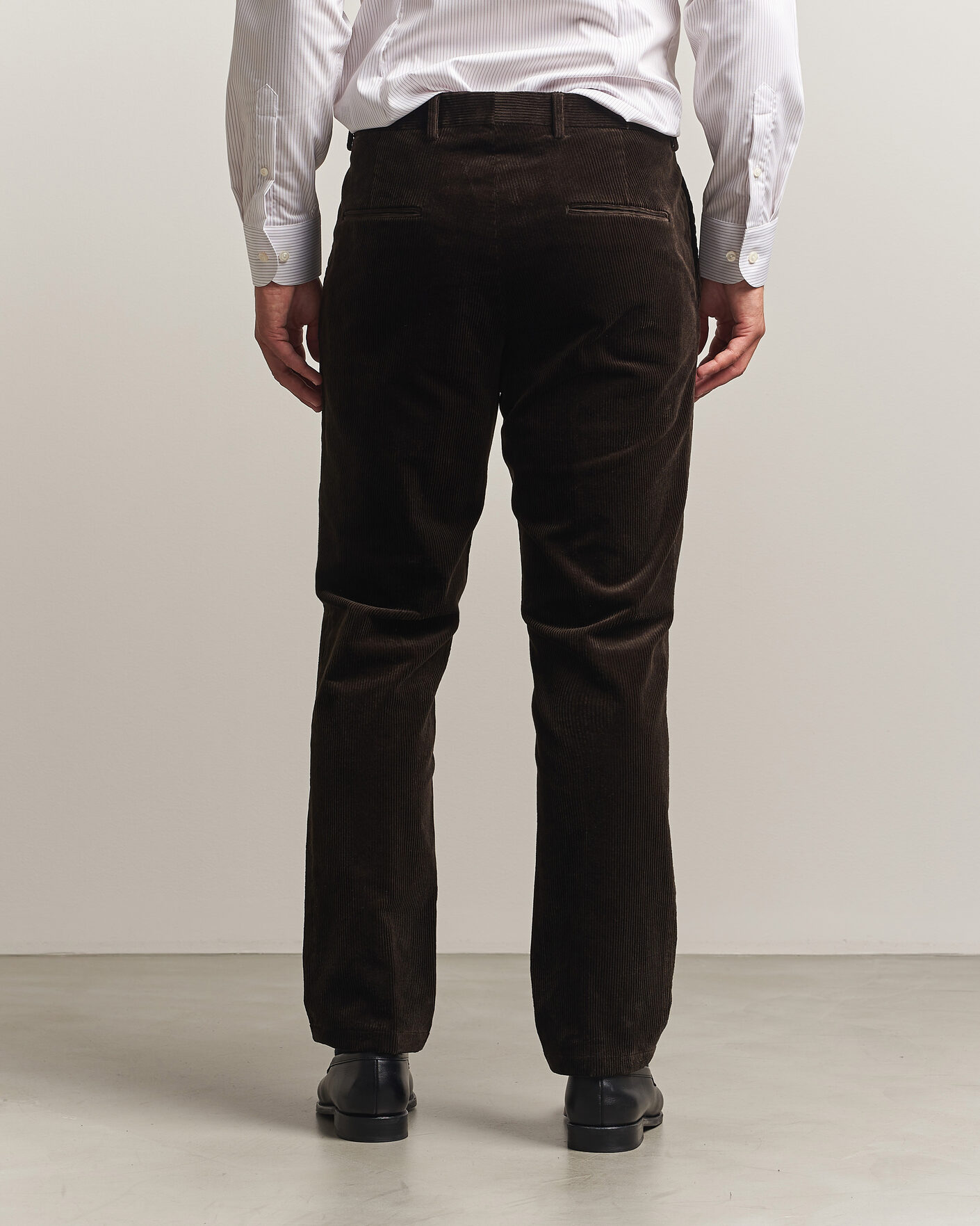 Homme | Pantalons | Oscar Jacobson | Dandy Corduroy Trousers Dark Brown