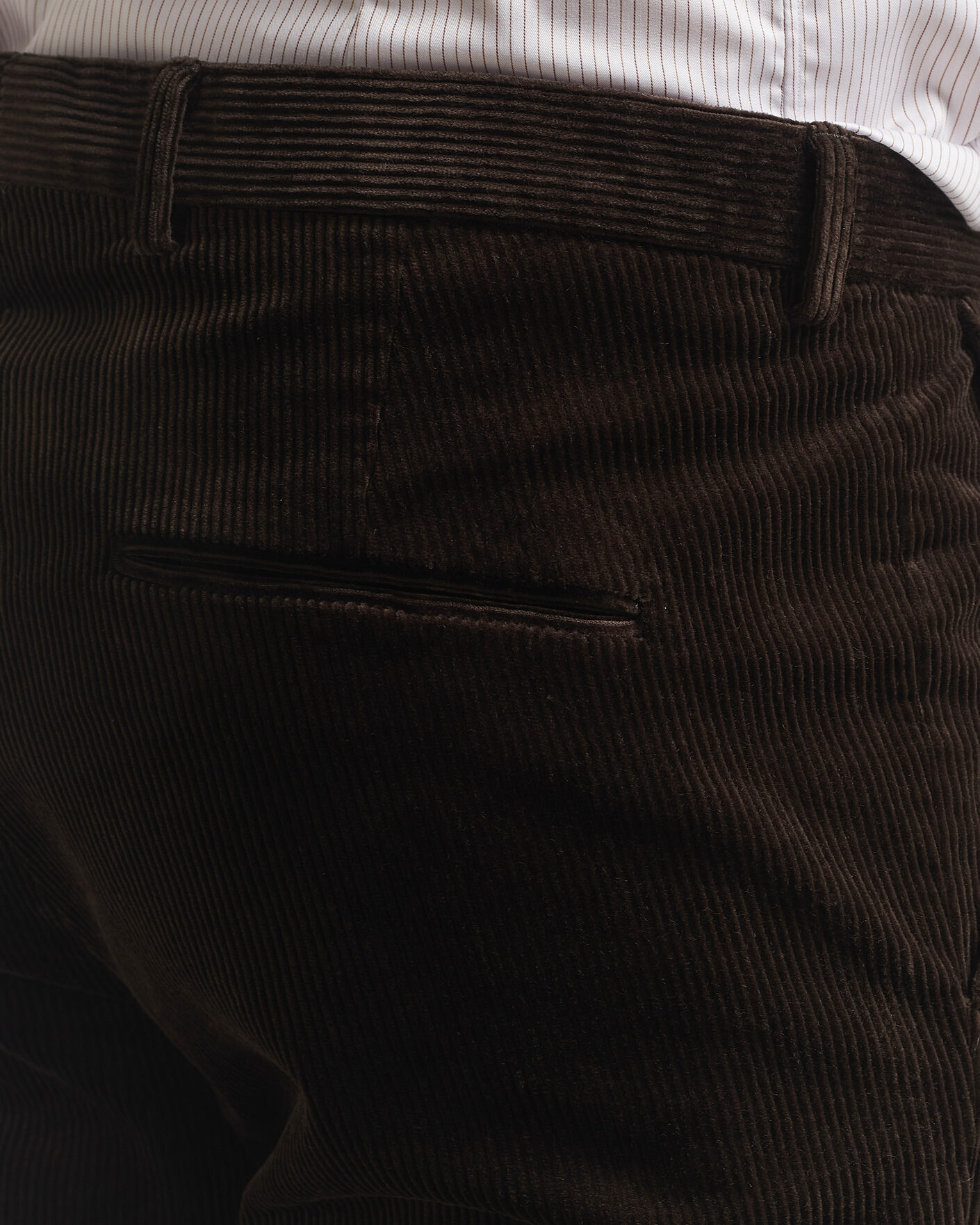 Homme | Pantalons | Oscar Jacobson | Dandy Corduroy Trousers Dark Brown