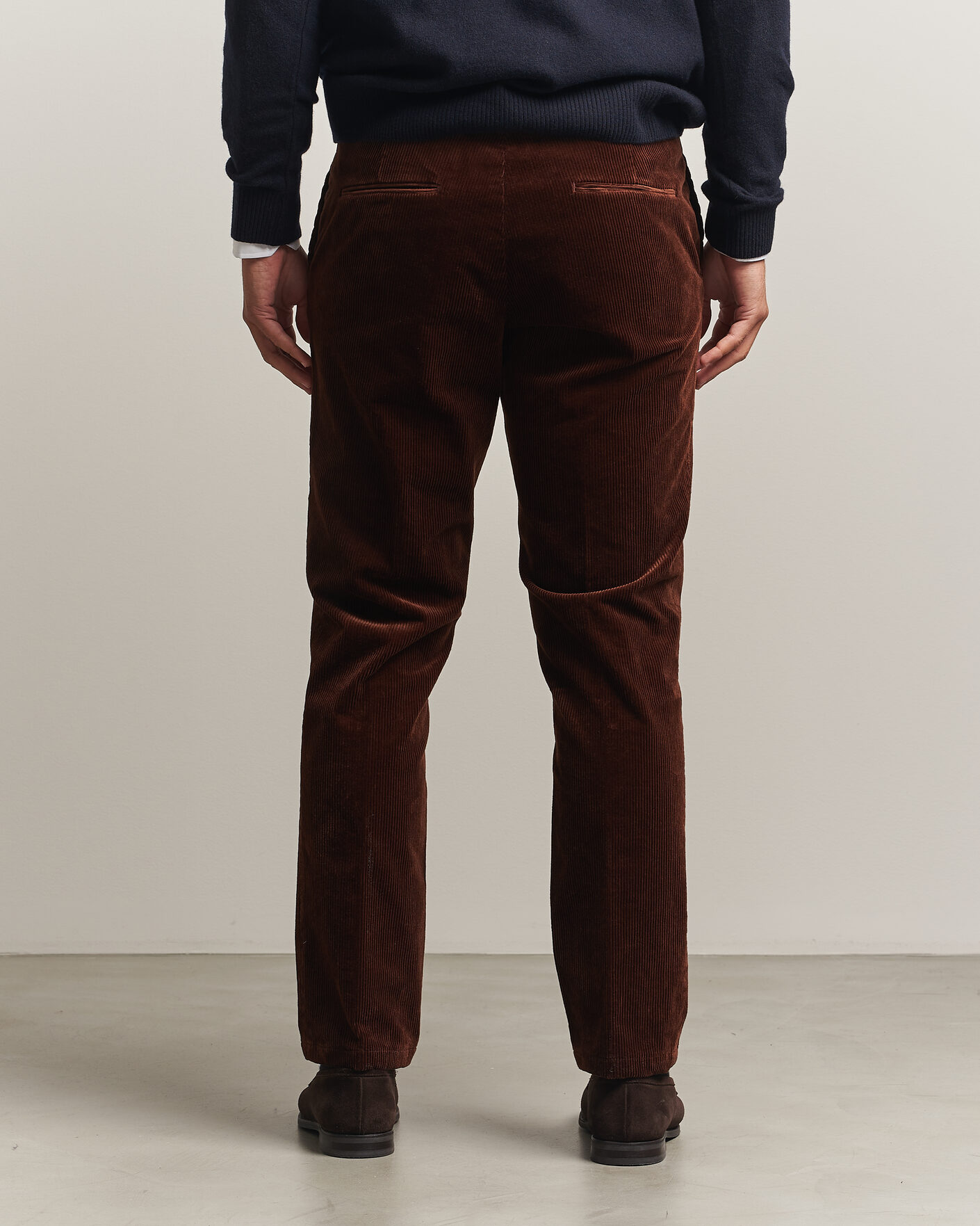 Homme | Pantalons | Oscar Jacobson | Dandy Corduroy Trousers Brown