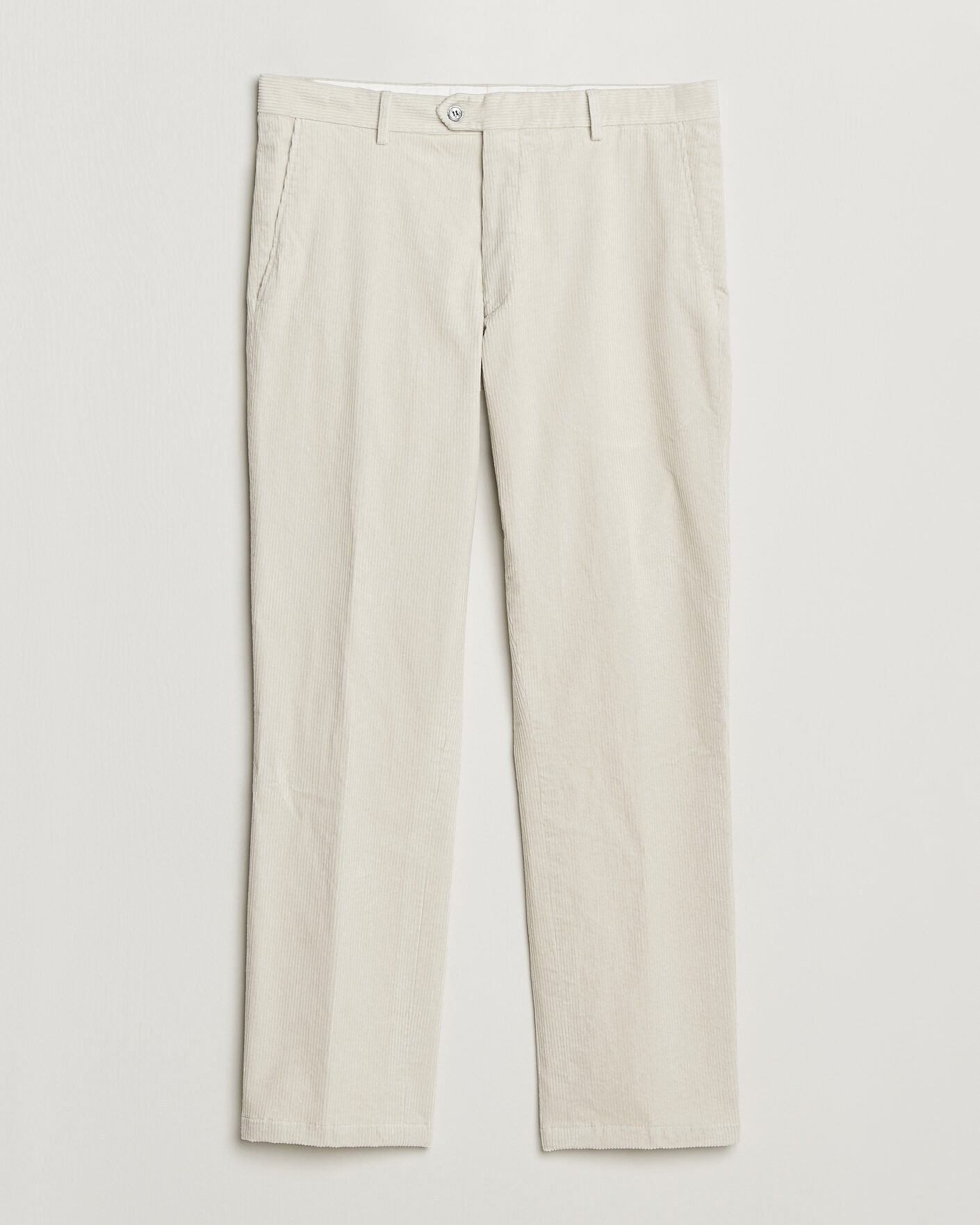 Homme | Pantalons | Oscar Jacobson | Dandy Corduroy Trousers White