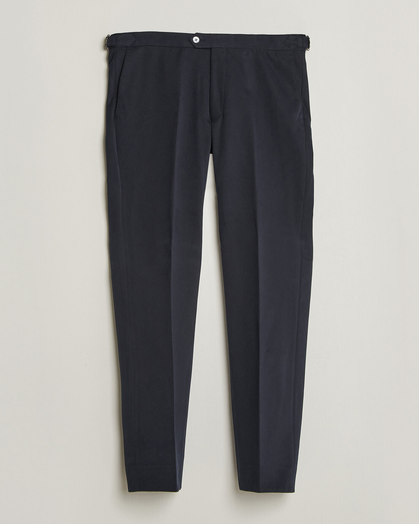 Homme | Pantalons | Oscar Jacobson | Dandy Brushed Cotton Trousers Blue