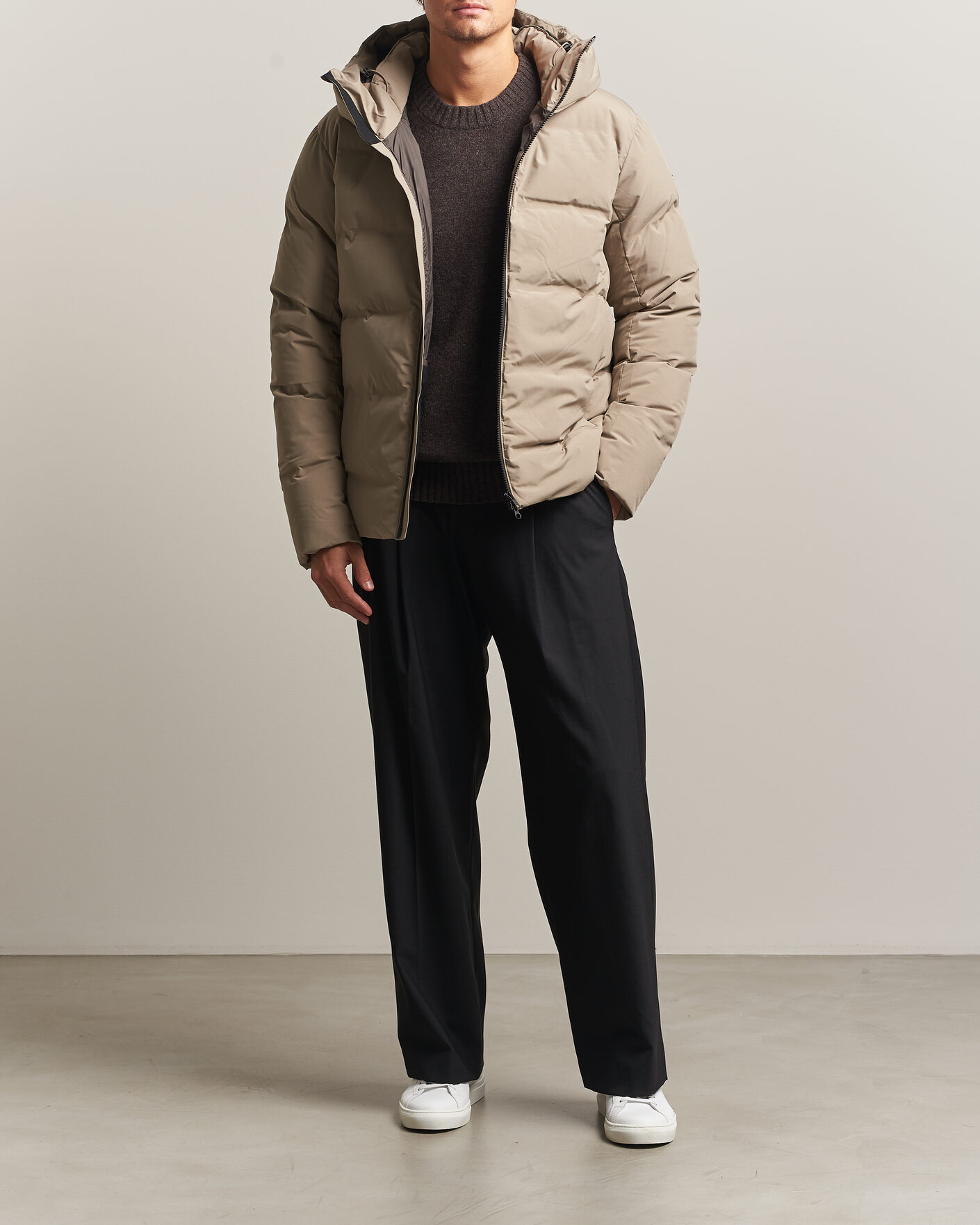 Homme | Manteaux Et Vestes | Scandinavian Edition | Torrent II Hooded Puffer Jacket Sand