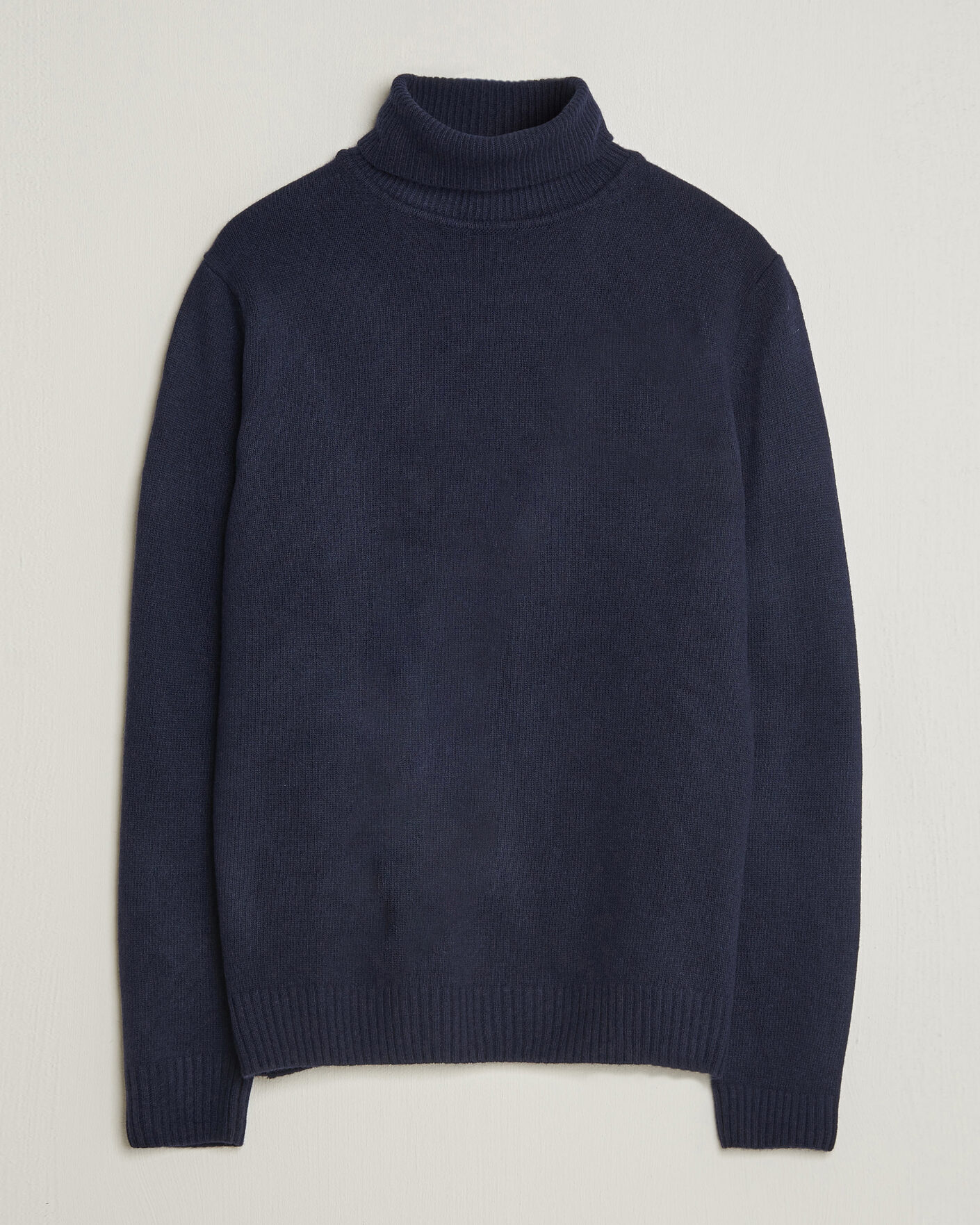 Homme | Pulls Et Tricots | Stenströms | Brushed Merino Rollneck Navy