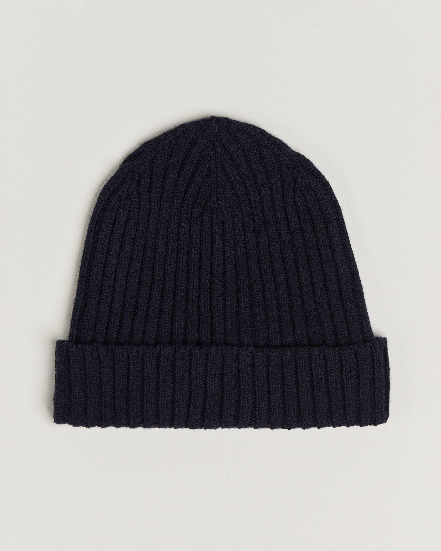 Homme | Bonnets | Stenströms | Brushed Merino Beanie Navy