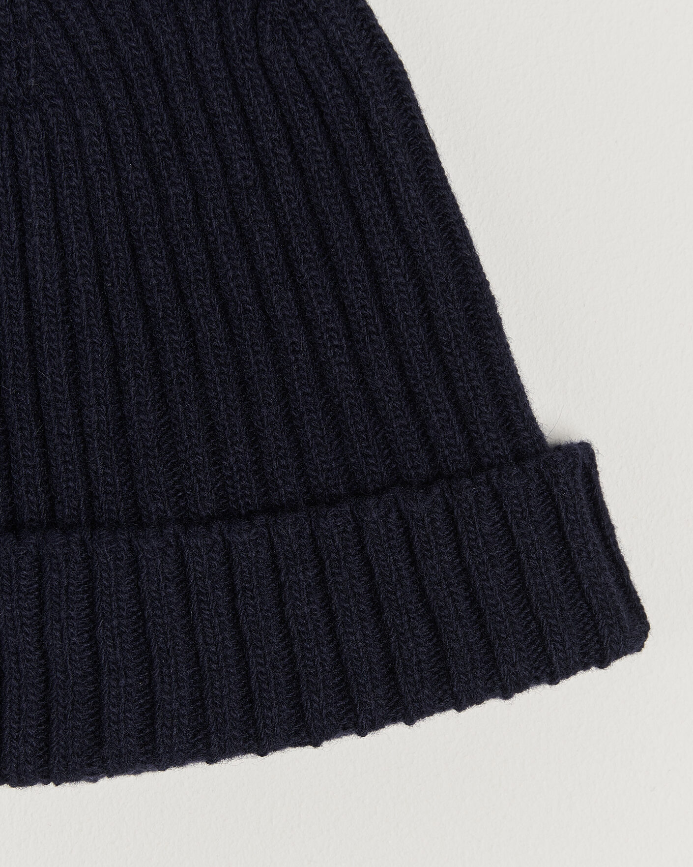 Homme | Bonnets | Stenströms | Brushed Merino Beanie Navy