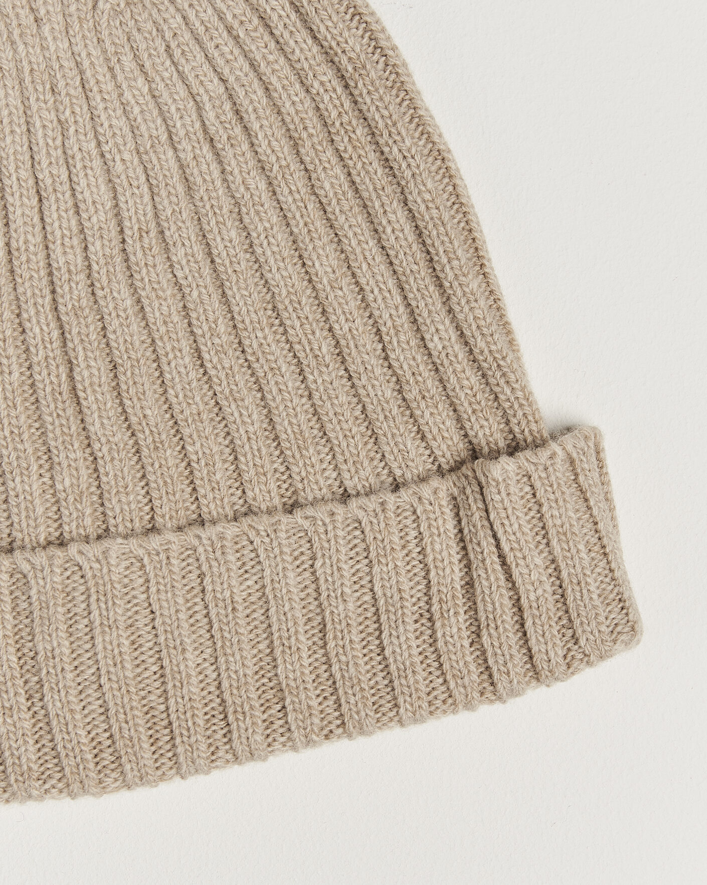Homme | Bonnets | Stenströms | Brushed Merino Beanie Beige