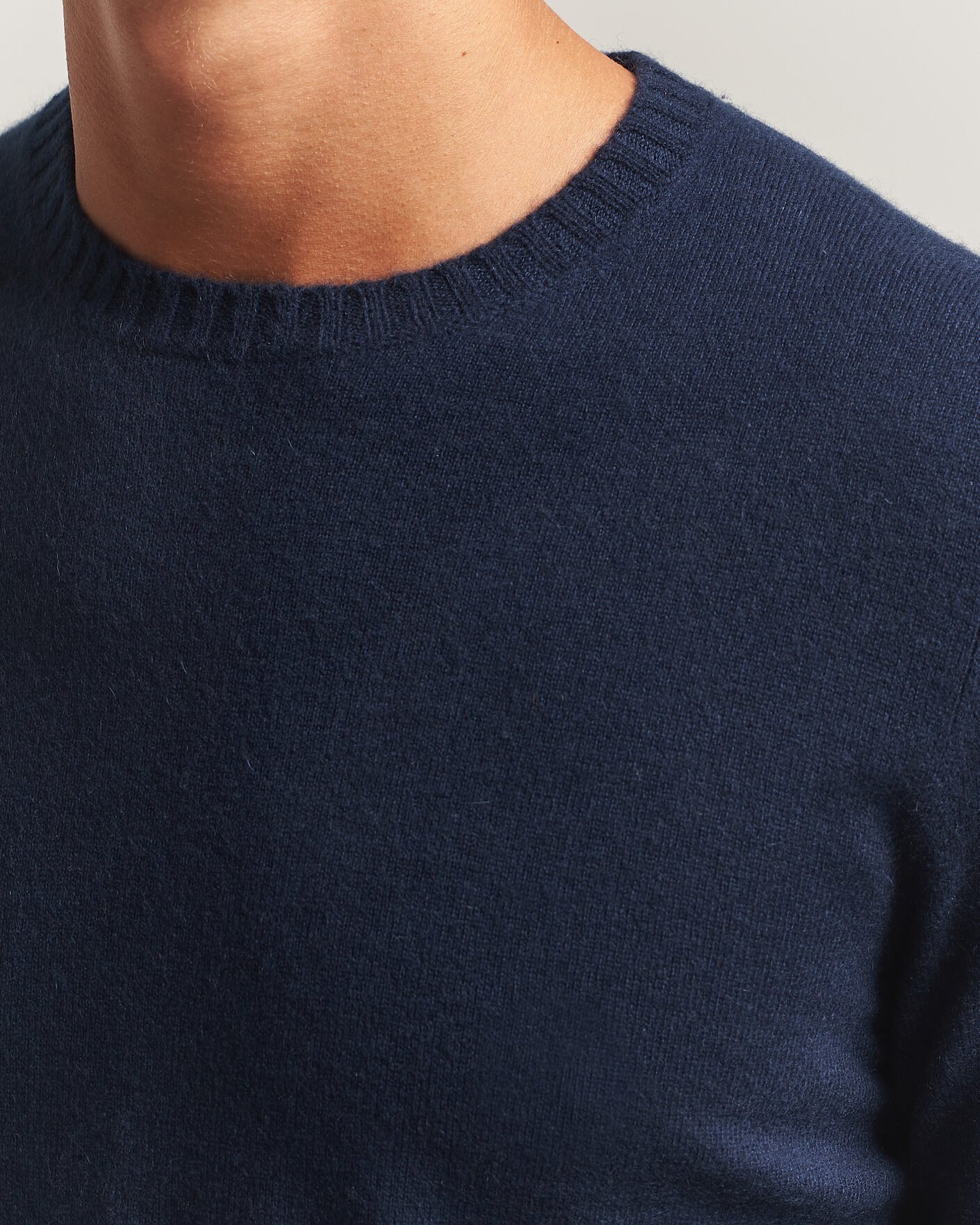 Homme | Pulls Et Tricots | Stenströms | Cashmere Crewneck Navy