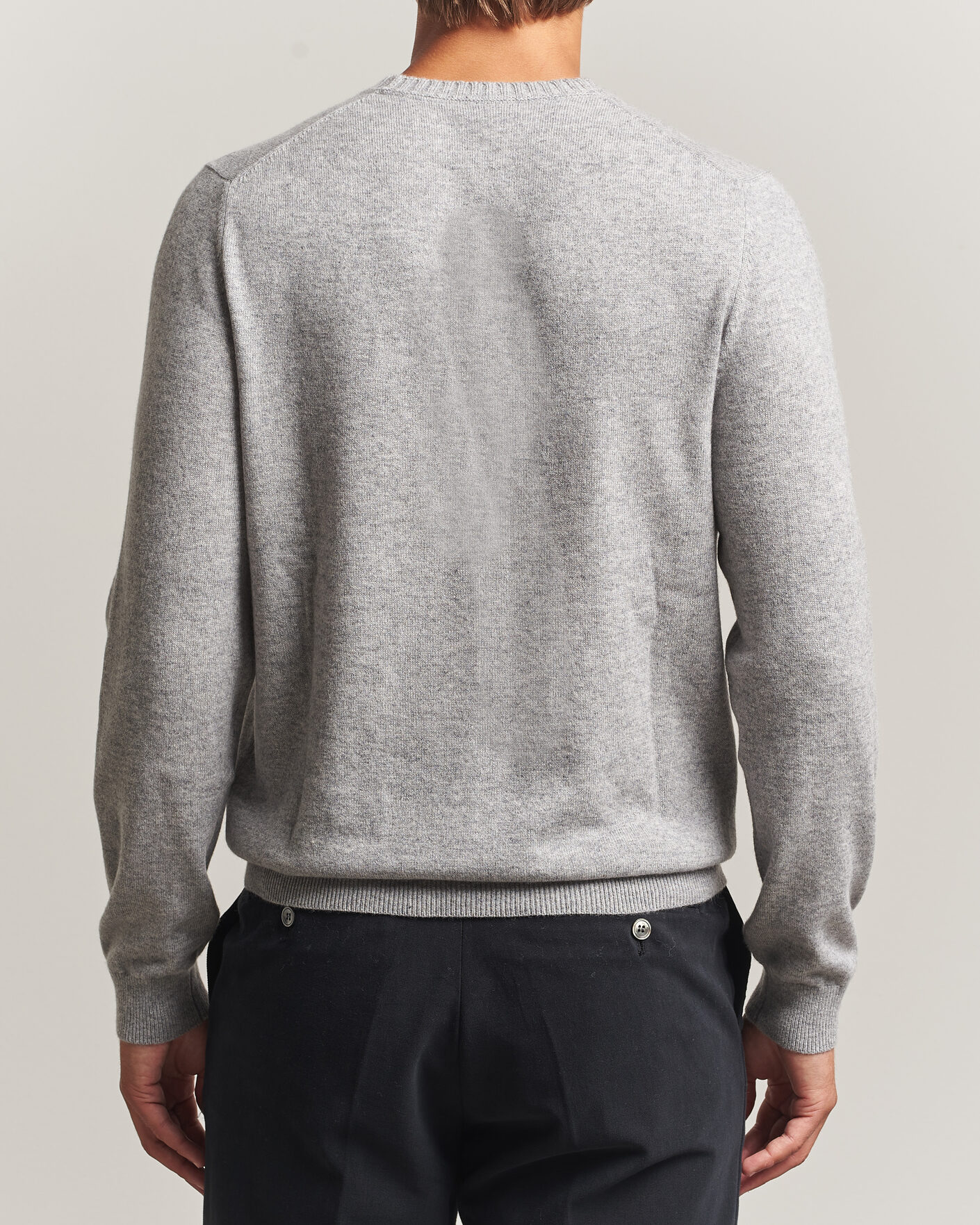 Homme | Pulls Et Tricots | Stenströms | Cashmere Crewneck Grey
