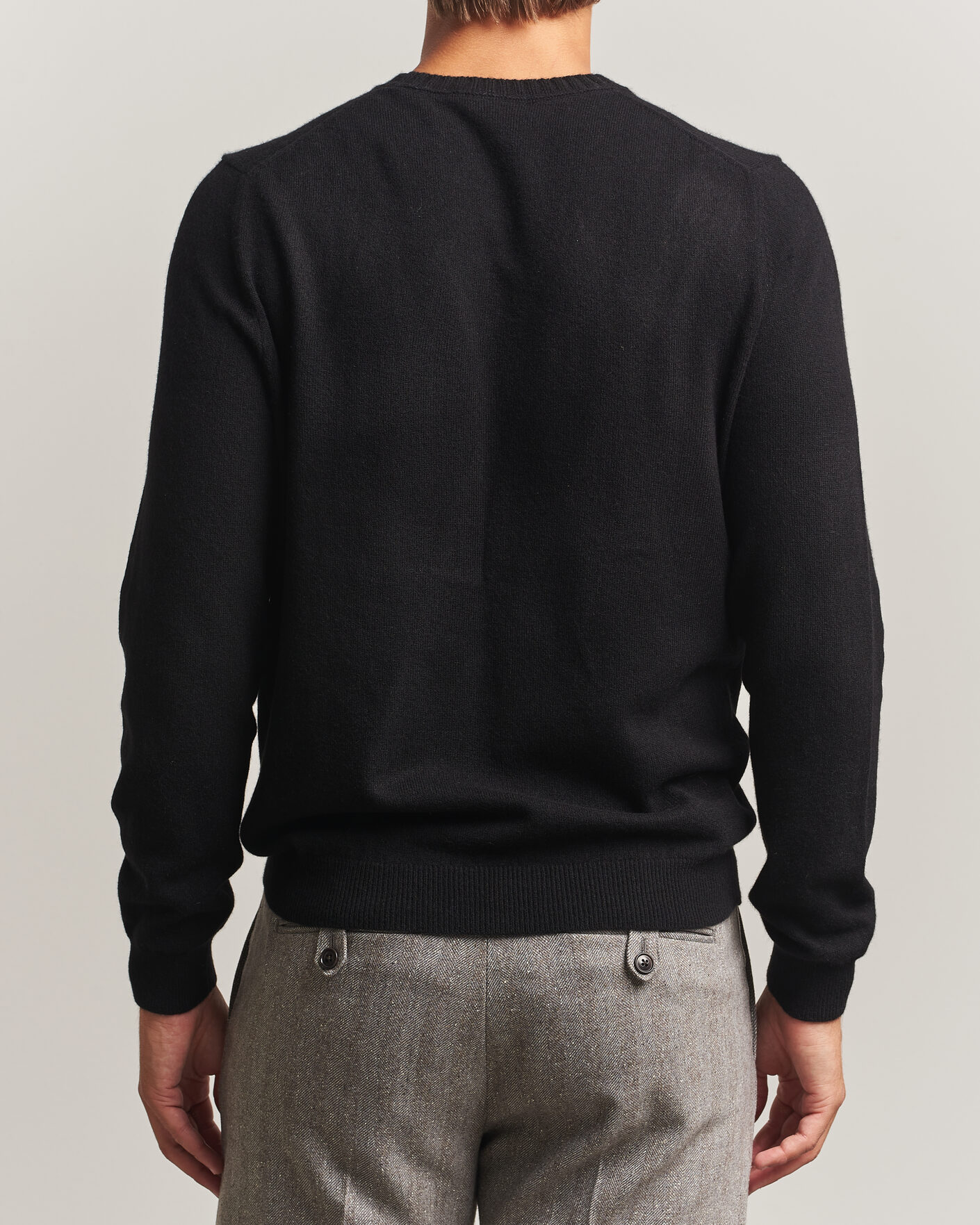 Homme | Pulls Et Tricots | Stenströms | Cashmere Crewneck Black
