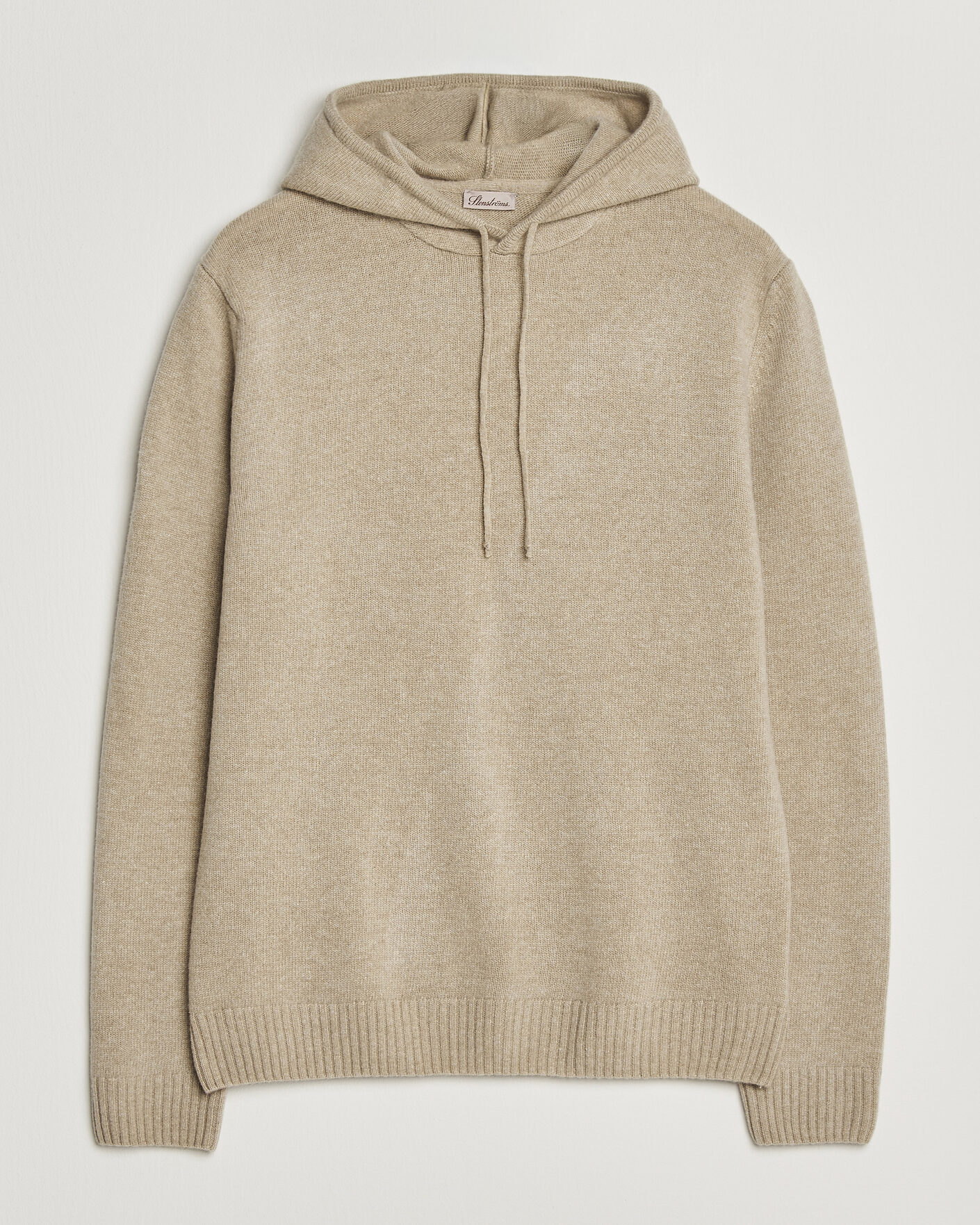 Homme | Pulls Et Tricots | Stenströms | Brushed Merino Hood Beige