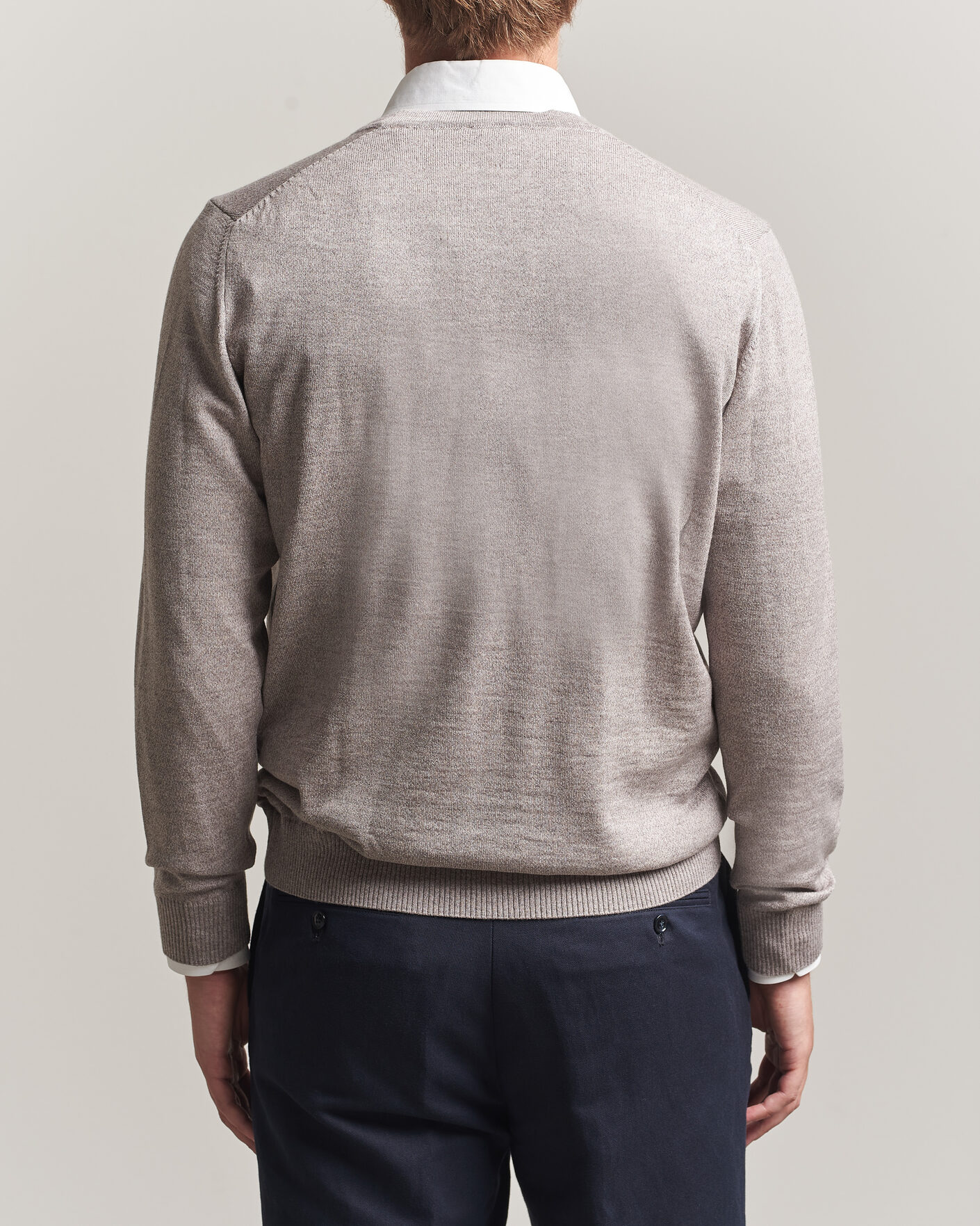 Homme | Pulls Et Tricots | Stenströms | Merino Cardigan Beige Mouline