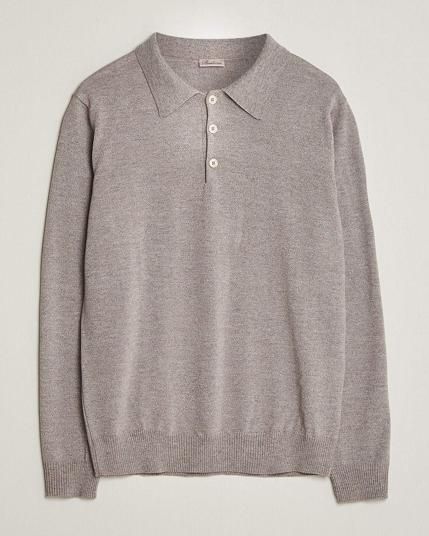 Homme | Pulls Et Tricots | Stenströms | Merino Polo Beige
