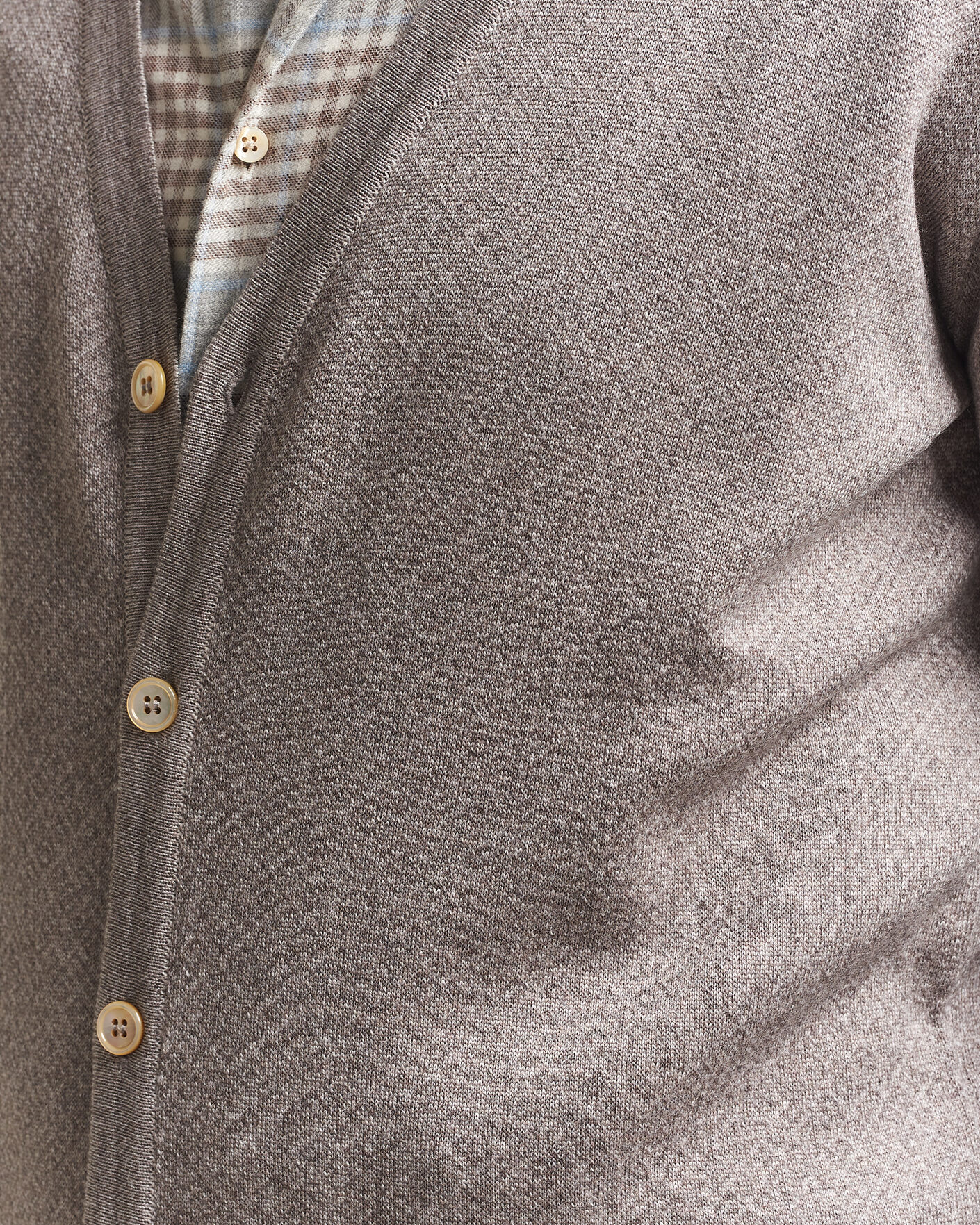 Homme | Pulls Et Tricots | Stenströms | Merino Jaquard Cardigan Beige