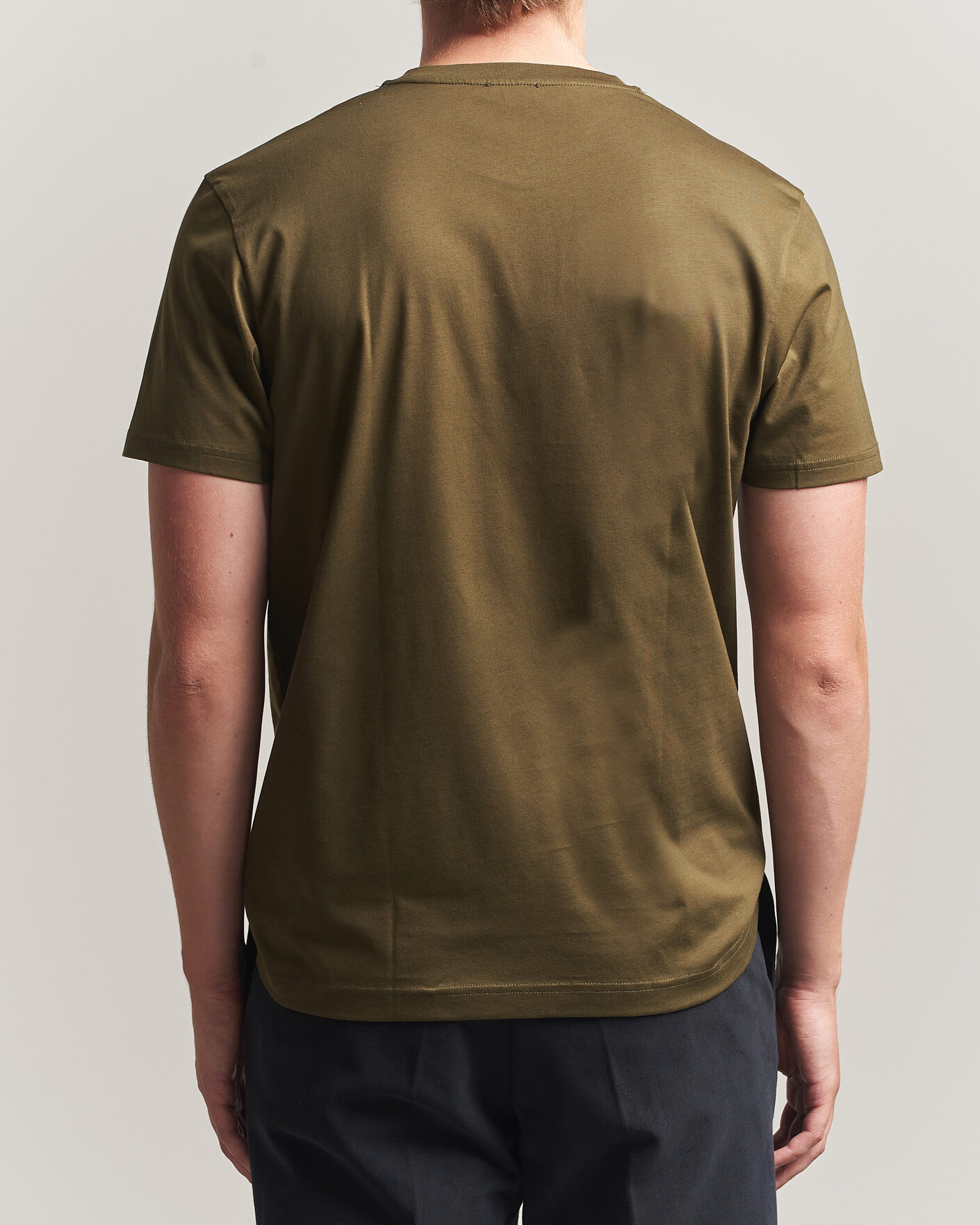 Homme | T-shirts | Sunspel | Riviera Midweight T-Shirt Loden Green