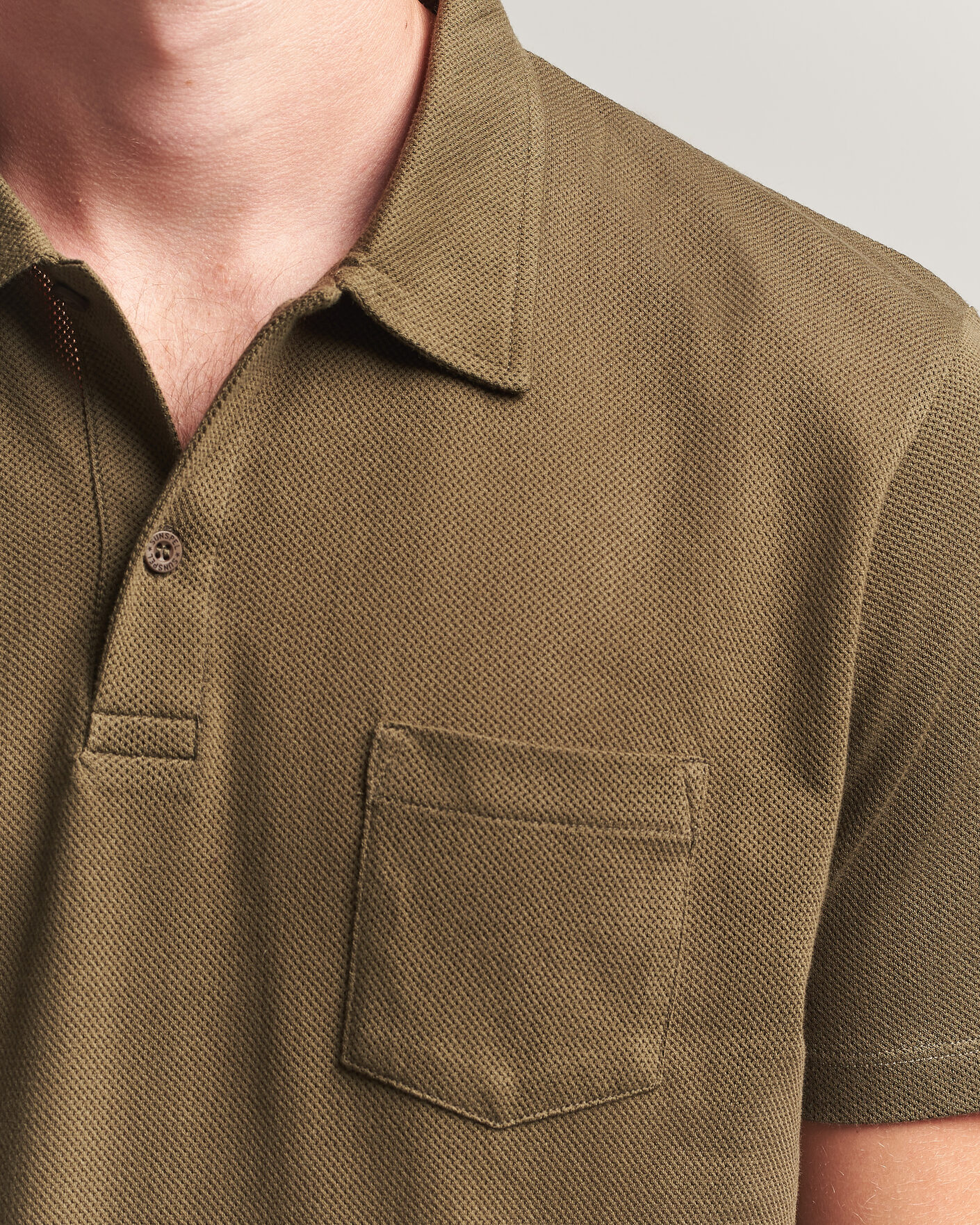 Homme | Polos | Sunspel | Riviera Polo Shirt Loden Green