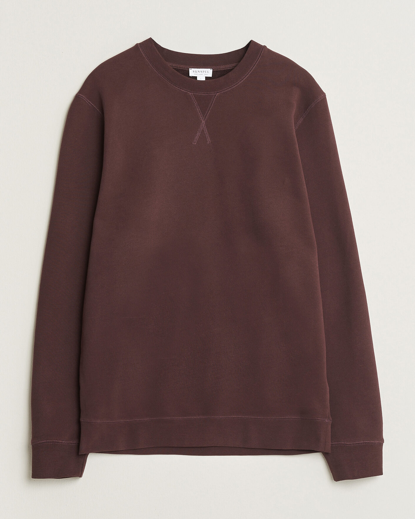 Homme | Pulls Et Tricots | Sunspel | Loopback Sweatshirt Dark Brown