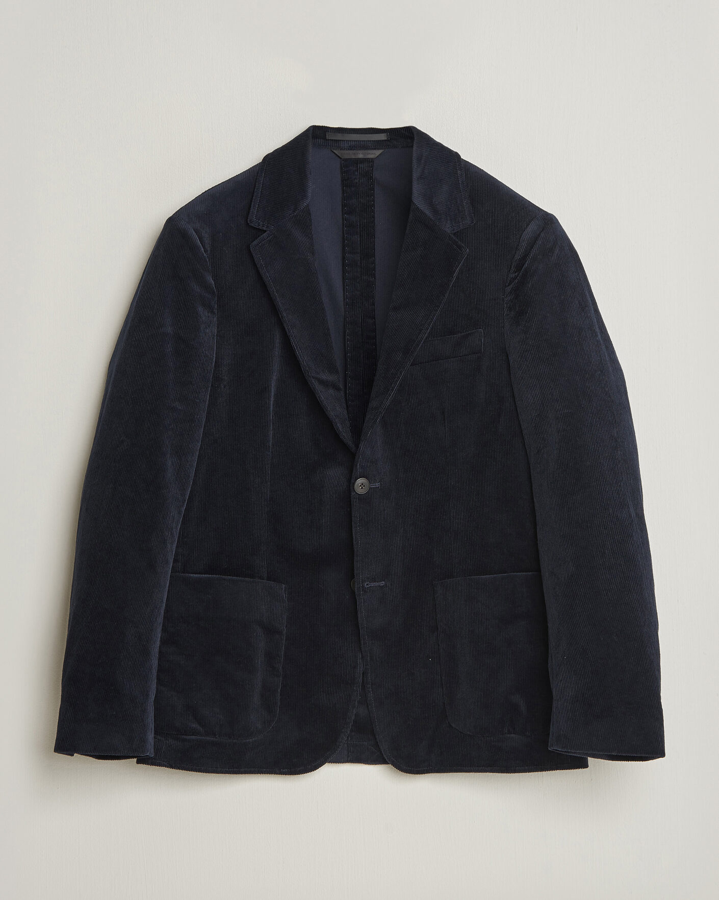 Homme | Blazers | Sunspel | Relaxed Corduroy Blazer Navy