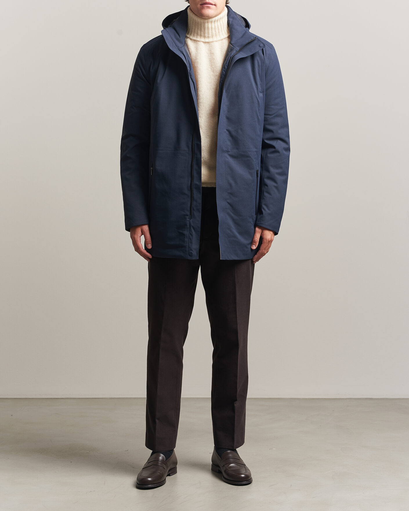 Homme | Manteaux Et Vestes | UBR | Regulator Herringbone Parka  Navy