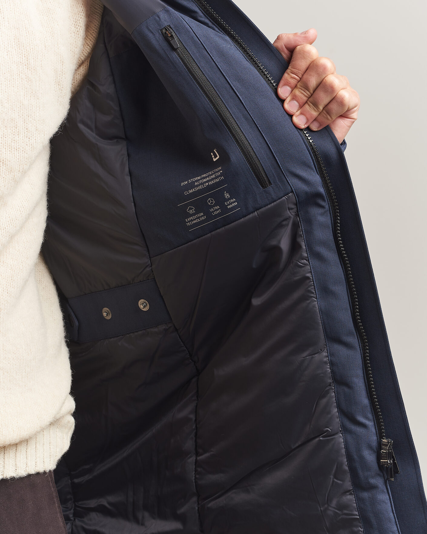 Homme | Manteaux Et Vestes | UBR | Regulator Herringbone Parka  Navy