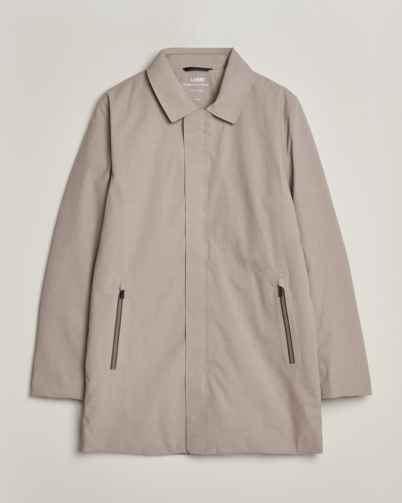 Homme | Manteaux Et Vestes | UBR | Regulator Herringbone Coat Drift Wood