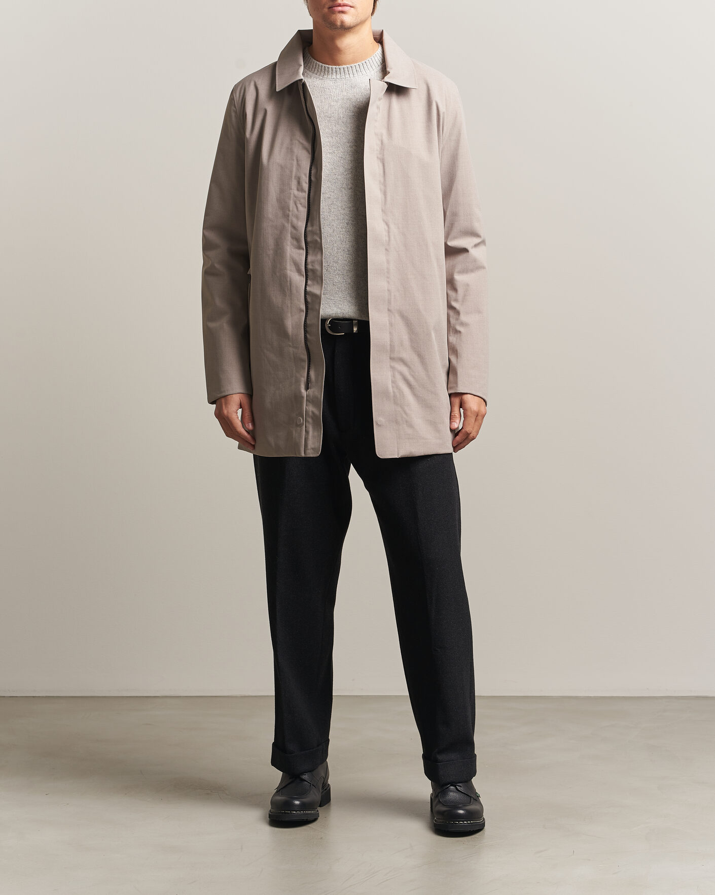 Homme | Manteaux Et Vestes | UBR | Regulator Herringbone Coat Drift Wood