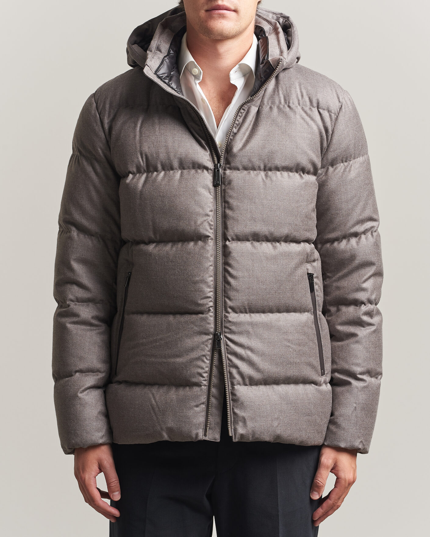 Homme | Manteaux Et Vestes | UBR | Concord Jacket Savile Grey Melange Wool