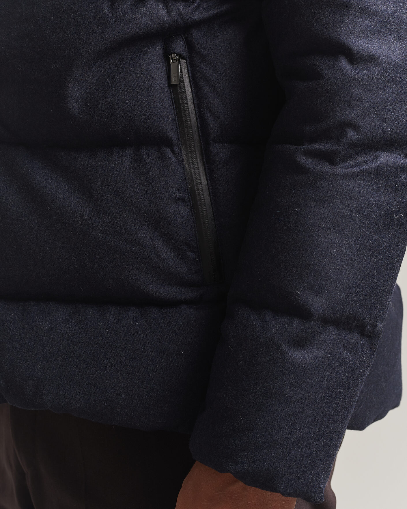 Homme | Manteaux Et Vestes | UBR | Concord Jacket Savile Navy Melange Wool