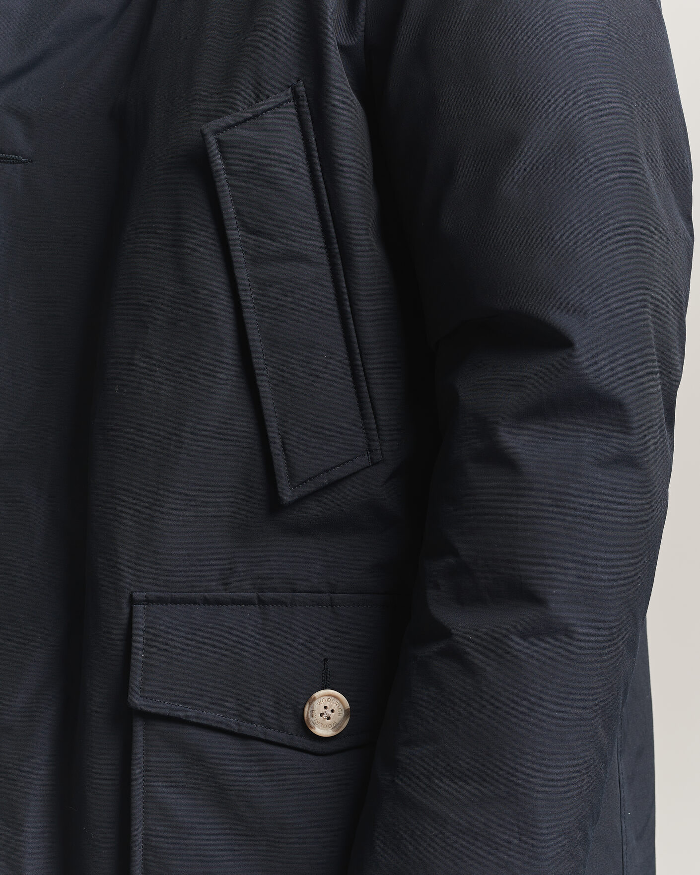 Homme | Manteaux Et Vestes | Woolrich | Arctic Parka No Fur Melton Blue