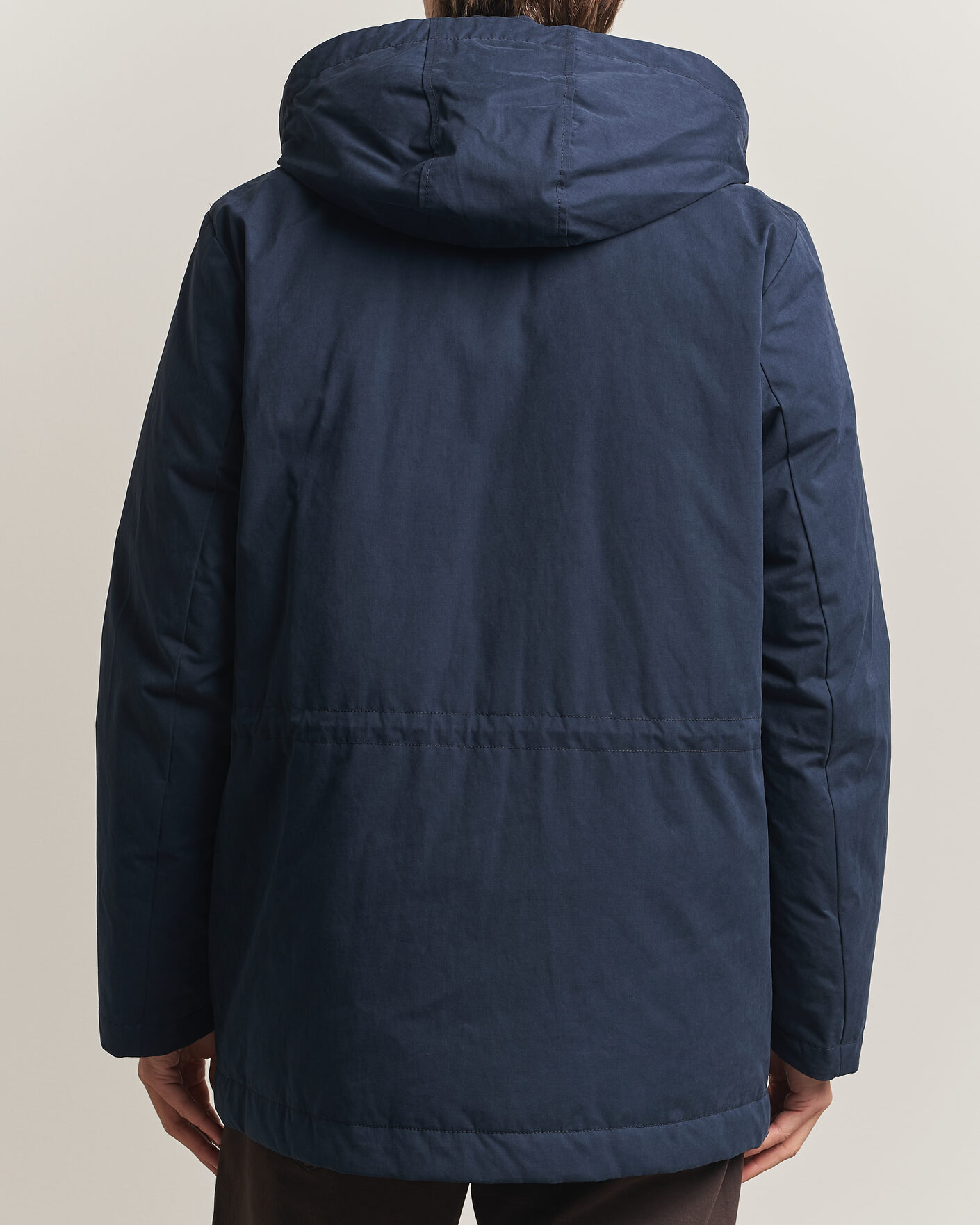 Homme | Manteaux Et Vestes | Woolrich | Mountain Cloth Parka Melton Blue
